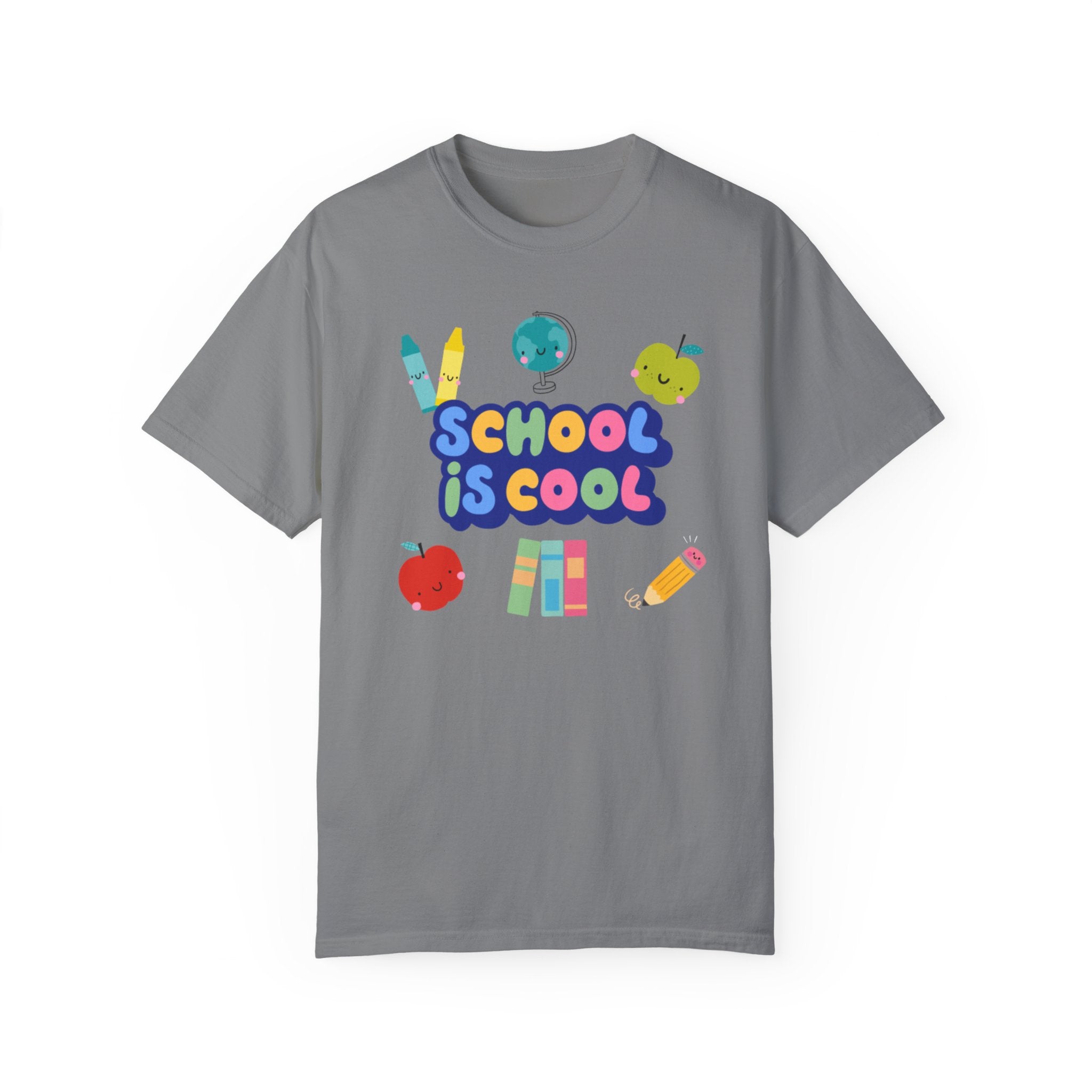 School Is Cool Unisex Garment-Dyed T-shirt