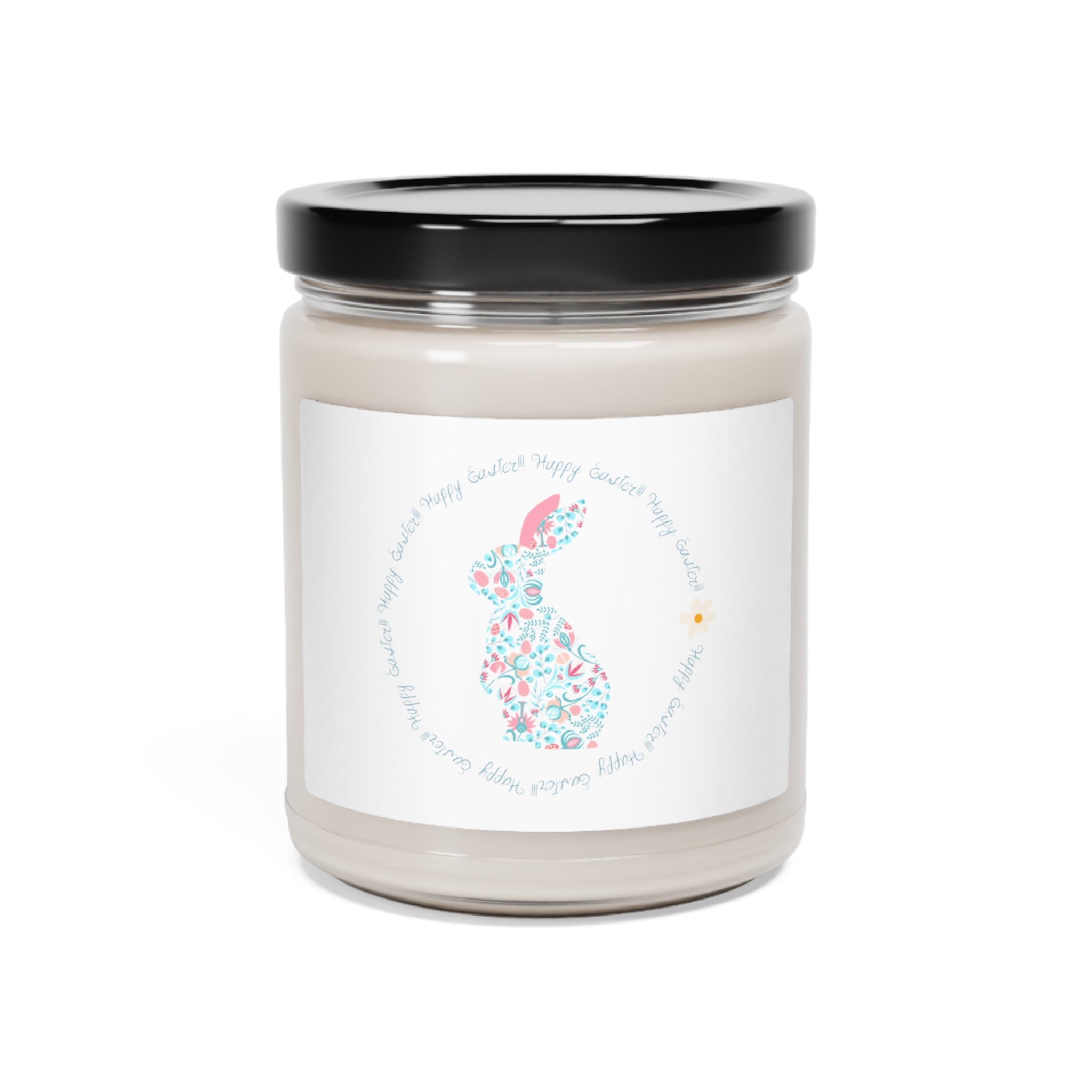 Happy Easter Rabbit Day Scented Soy Candle, 9oz