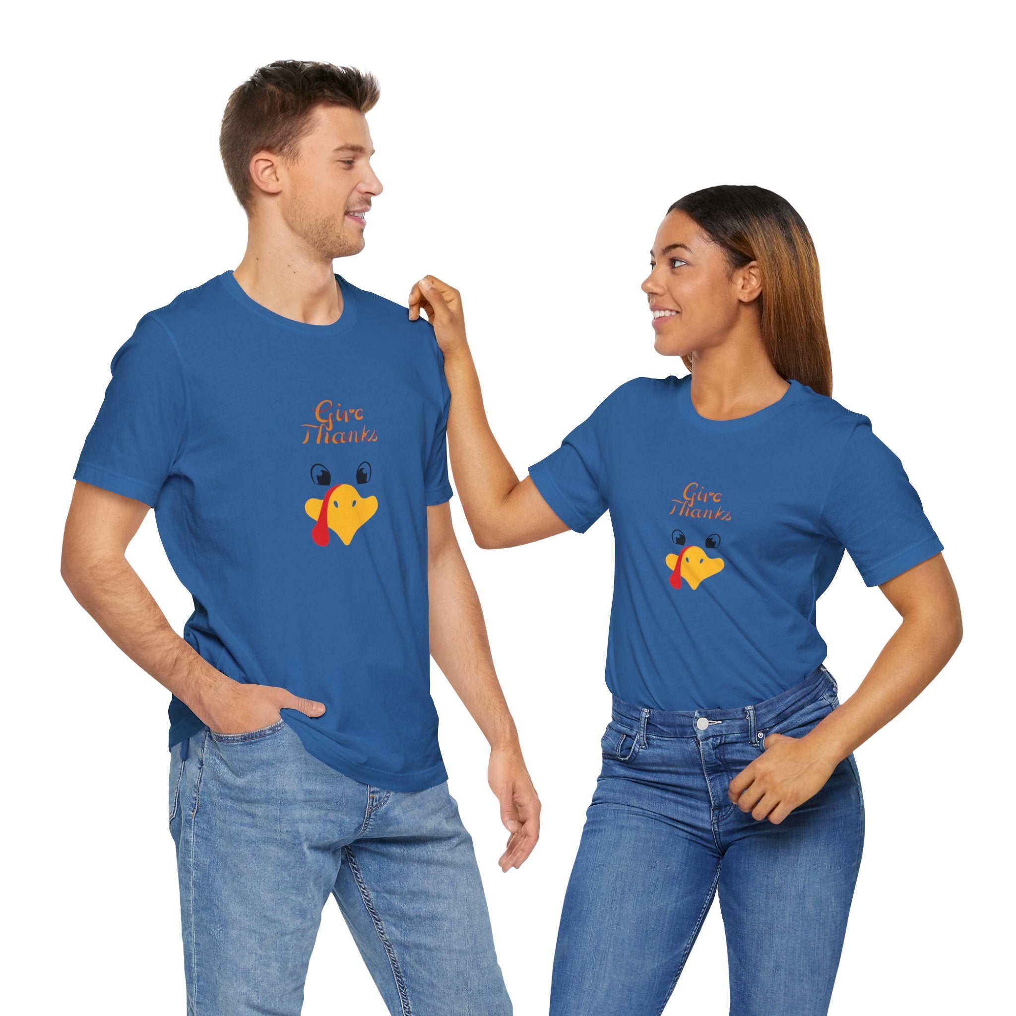 Give Thanks Unisex Jersey Short Sleeve Tee