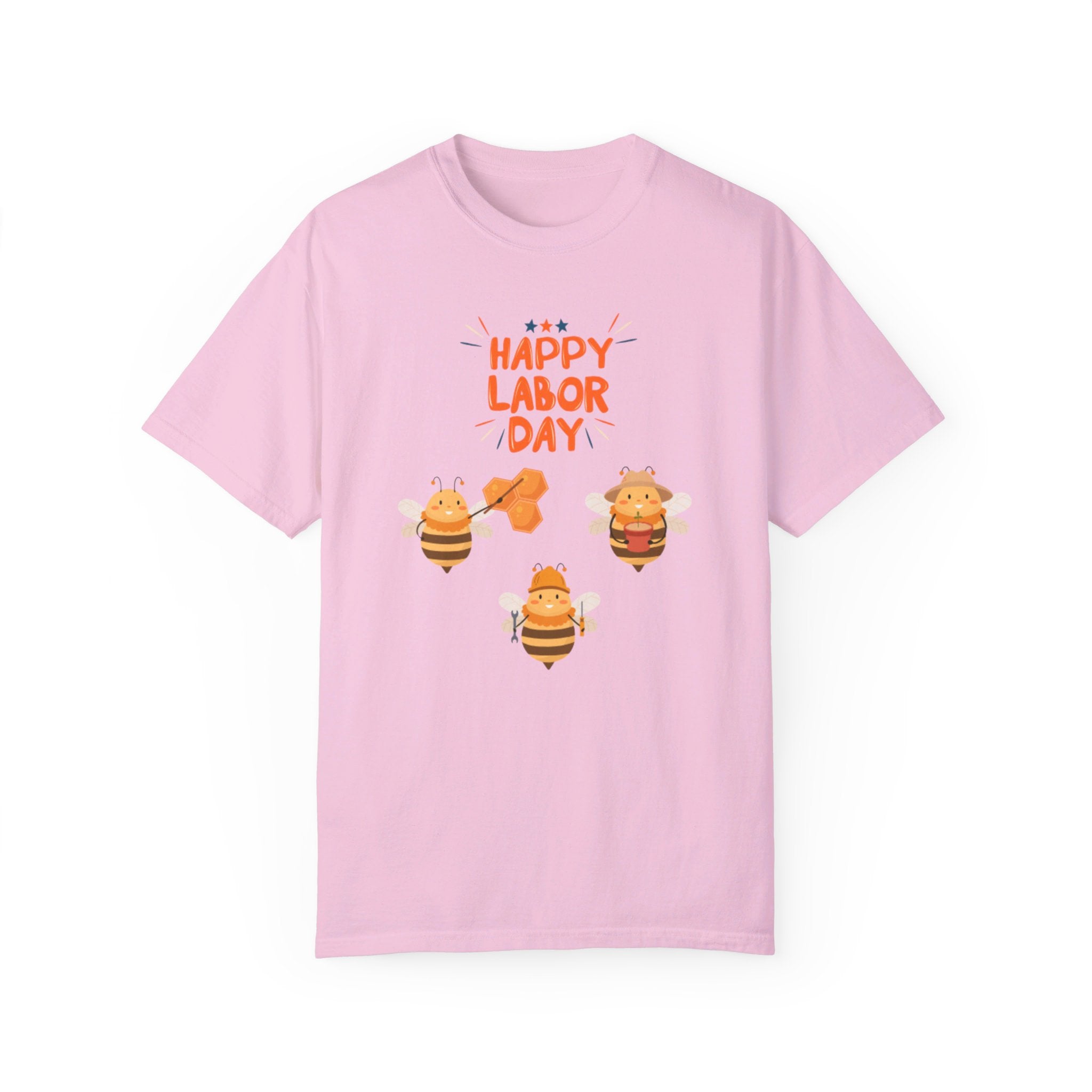 Bee Labor Day Unisex Garment-Dyed T-shirt