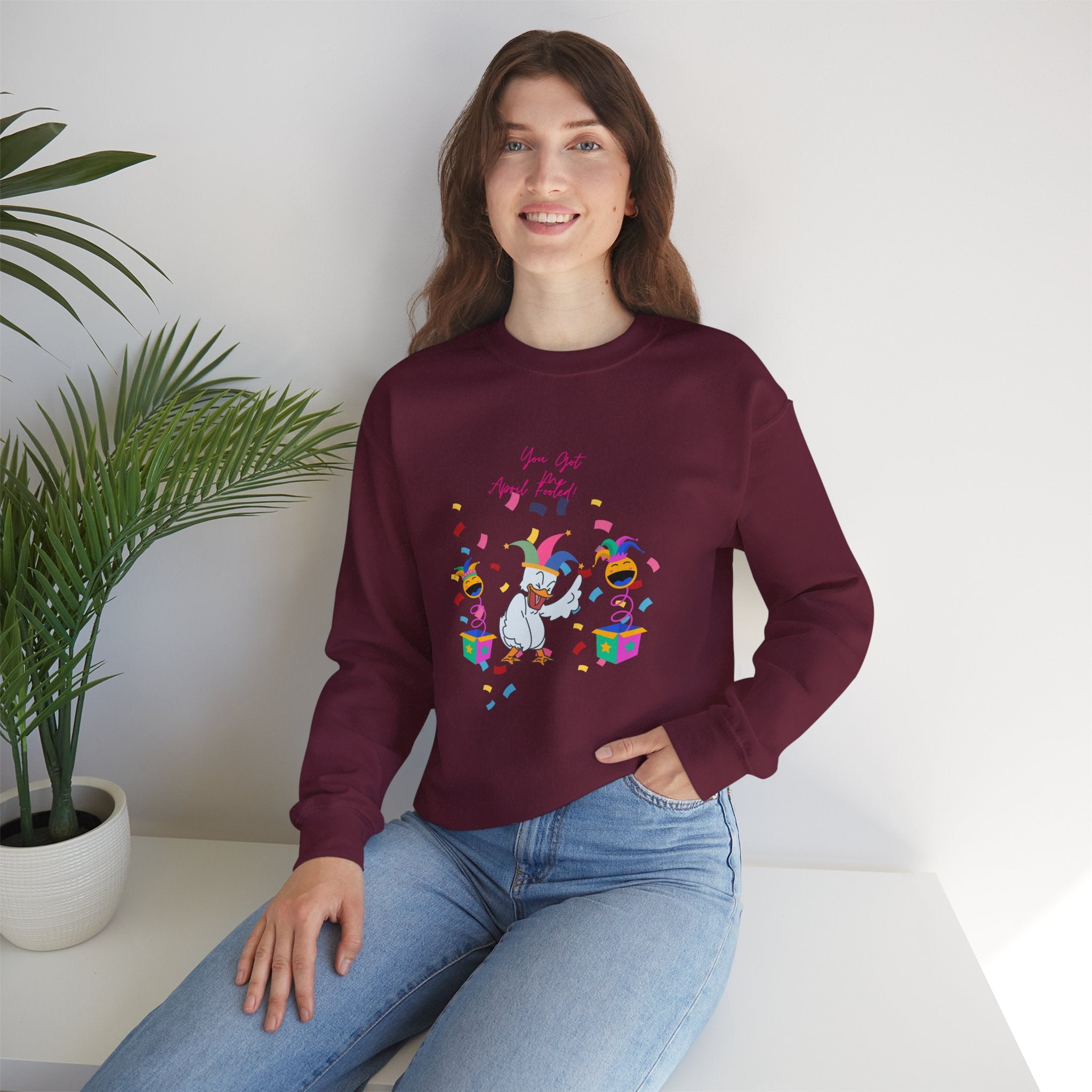 You Got Me April Fooled!  Unisex Crewneck Sweatshirt | Fun and Festive Gift for Celebrations