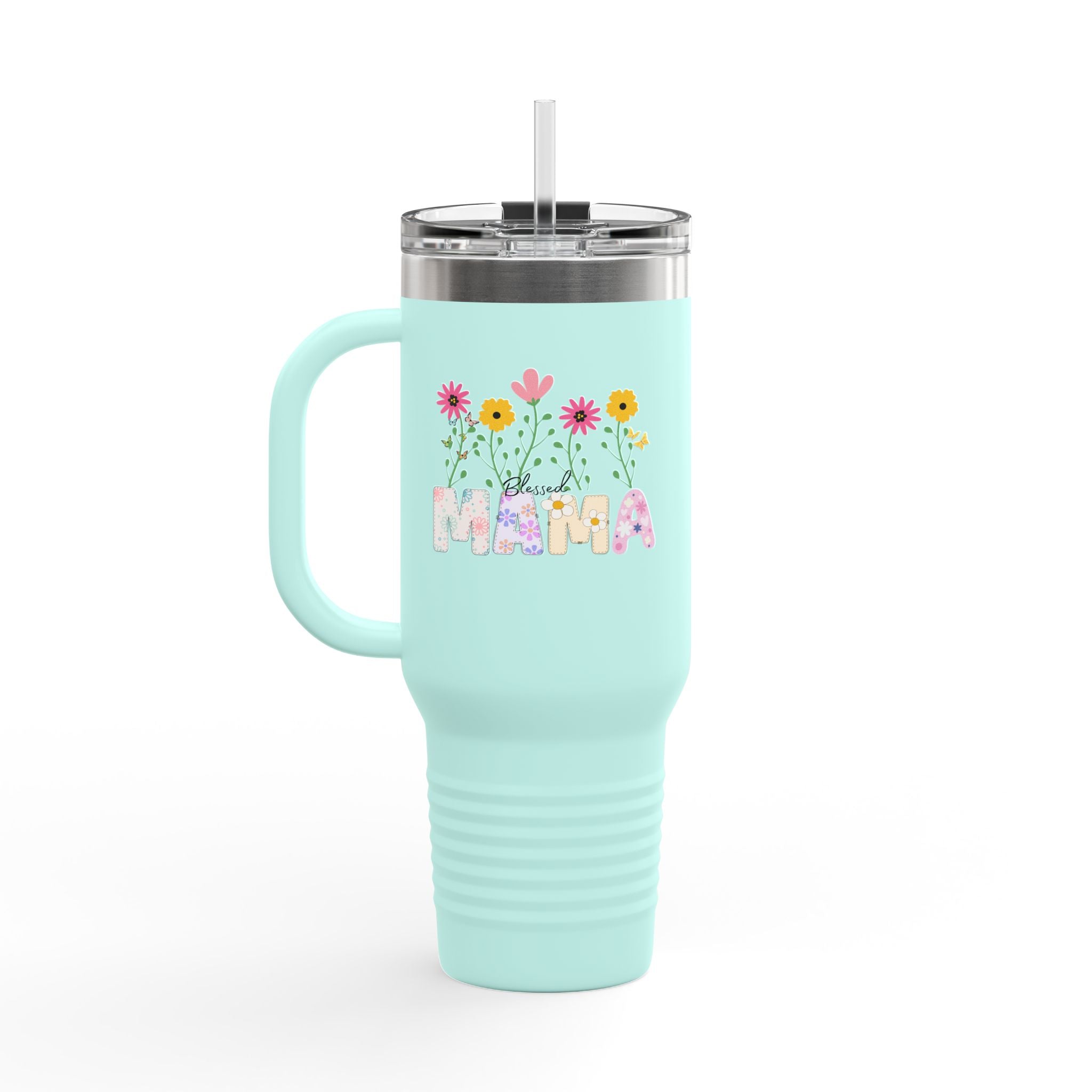 Blessed Mama Insulated Travel Mug - 40oz