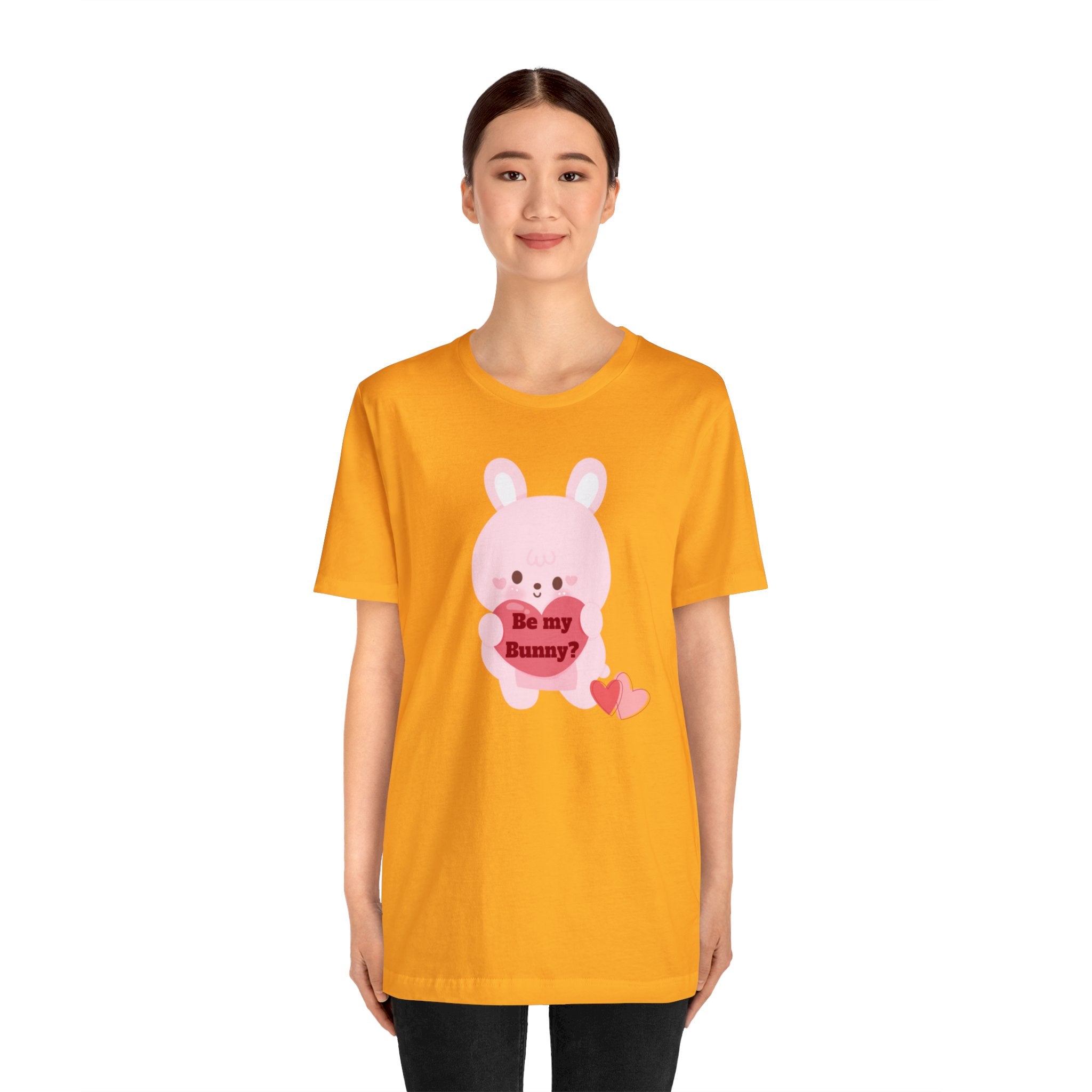 V-Day BunnyUnisex Jersey Short Sleeve Tee