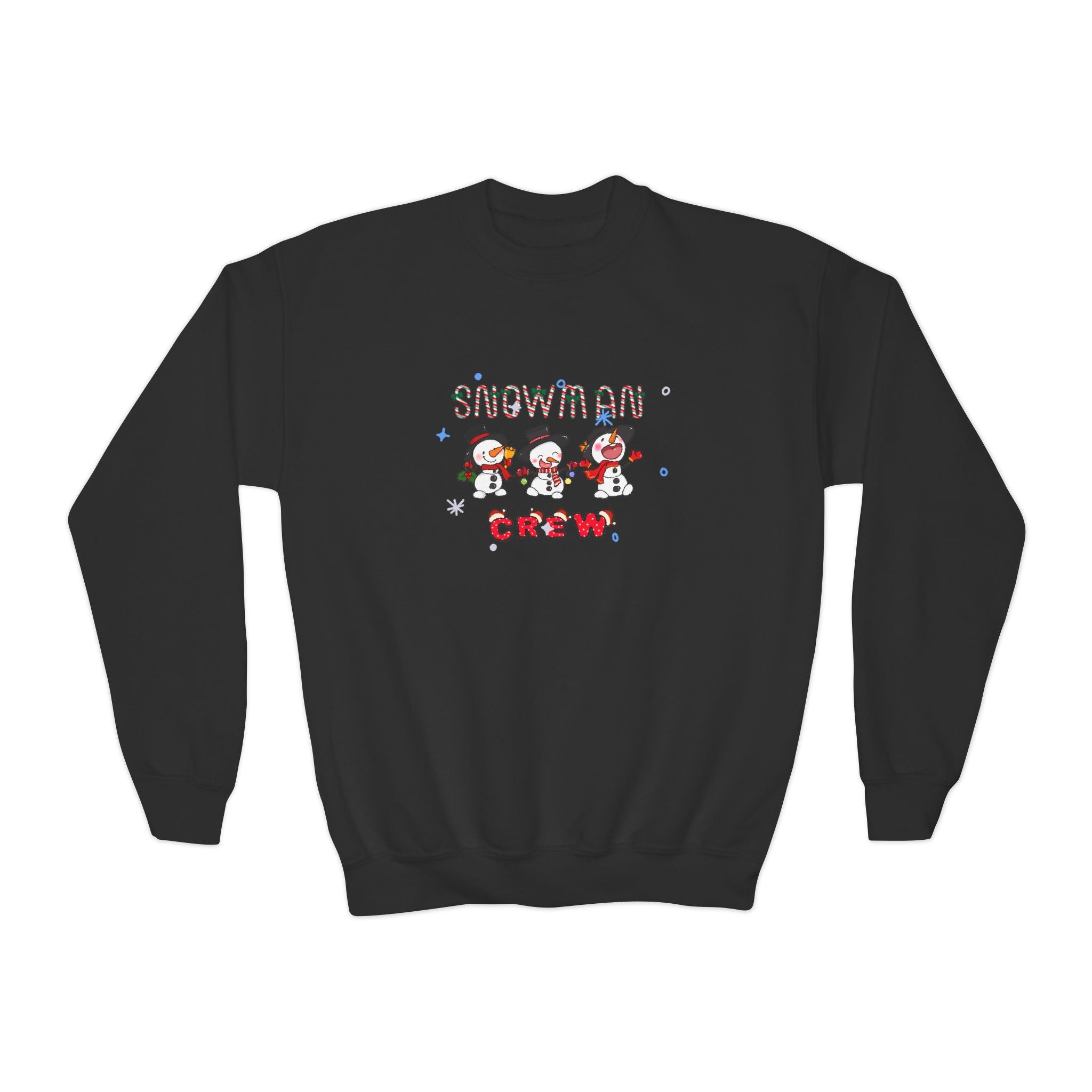 Snowman Crew Youth Crewneck Sweatshirt