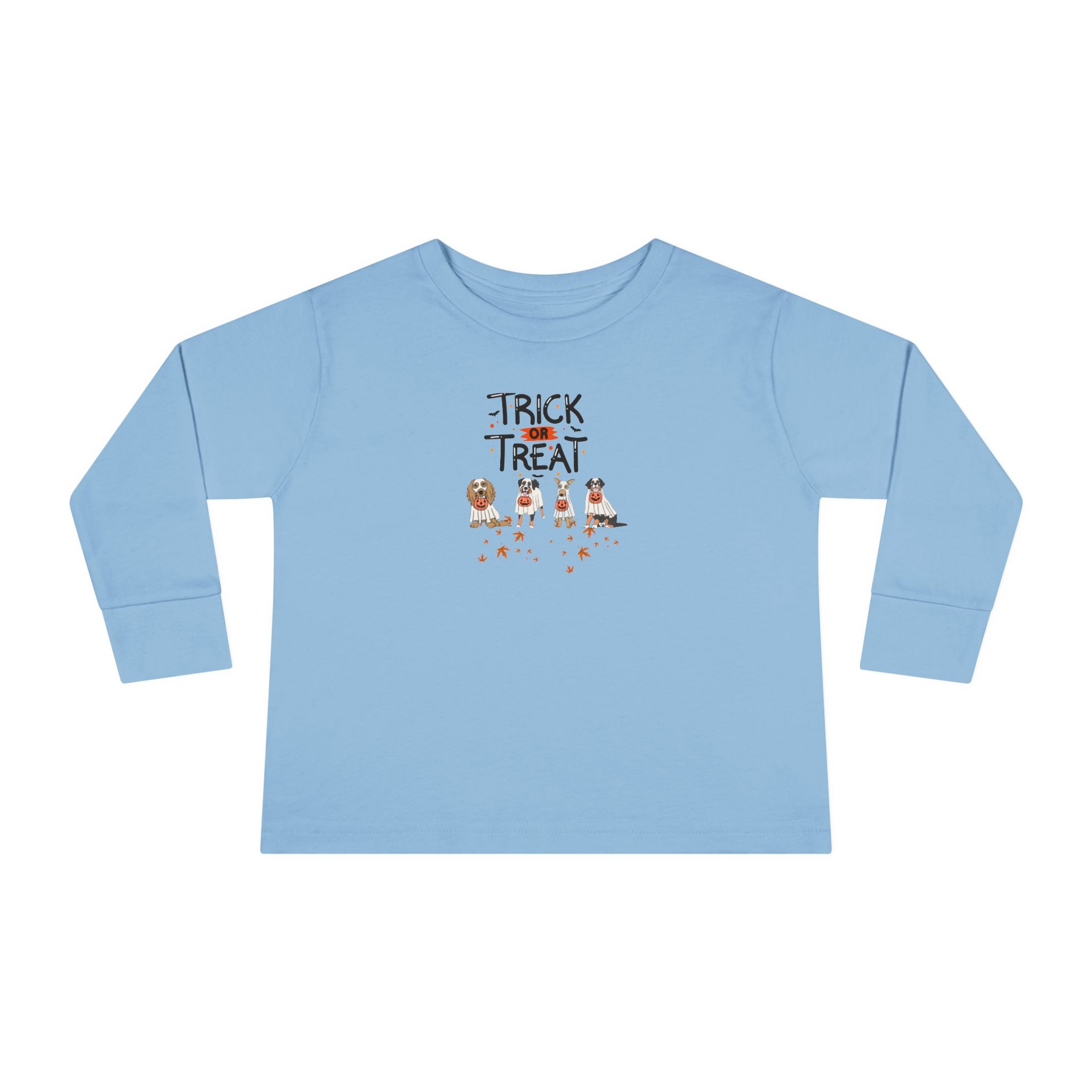 Pooch Trick or Treat Toddler Long Sleeve Tee