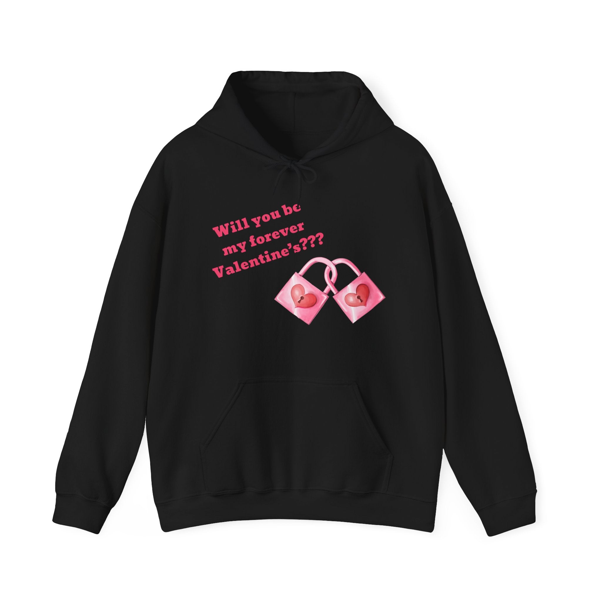 Will You Be My Forever Valentine?? Unisex Heavy Blend™ Hooded Sweatshirt