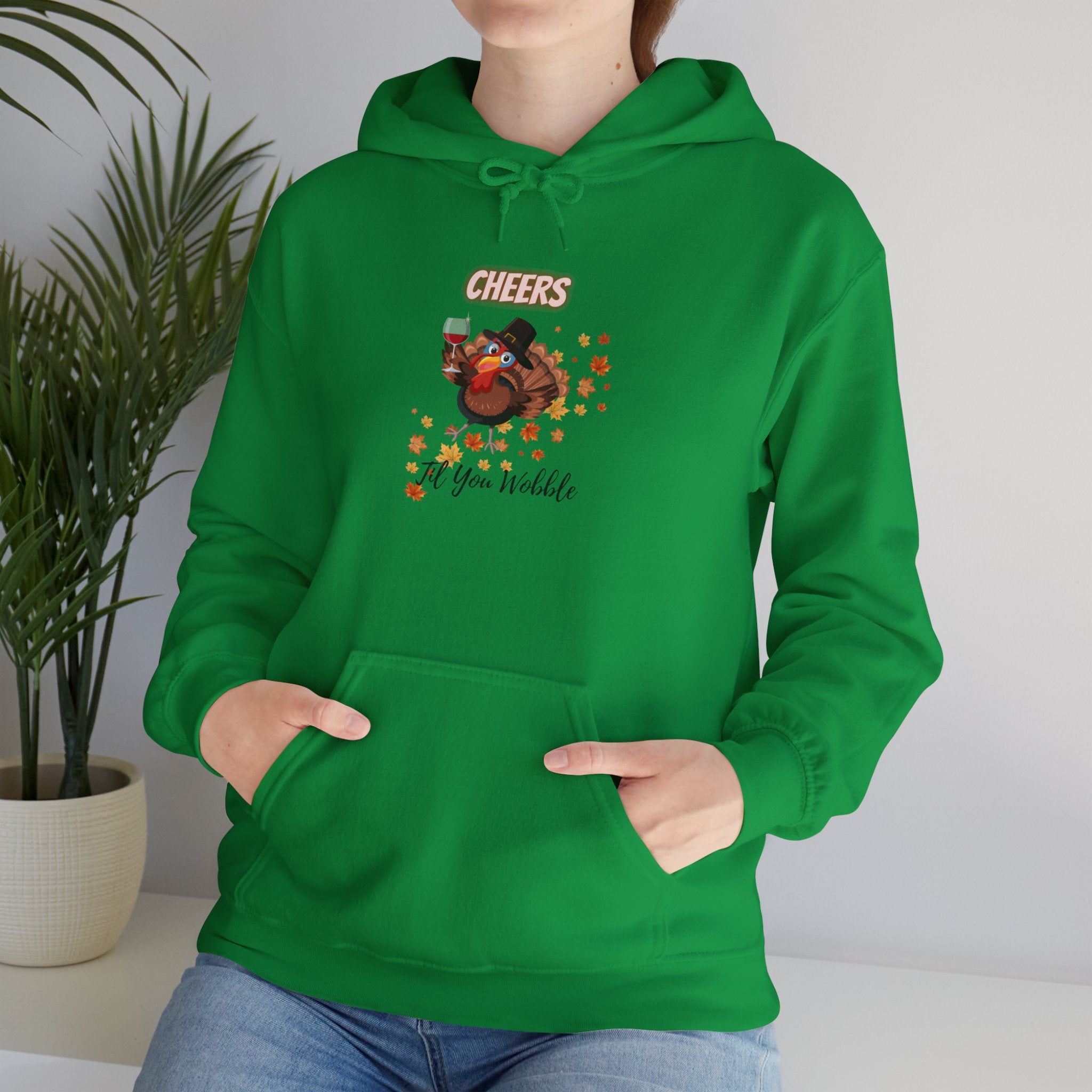 Cheers Til You Wobble Unisex Heavy Blend™ Hooded Sweatshirt