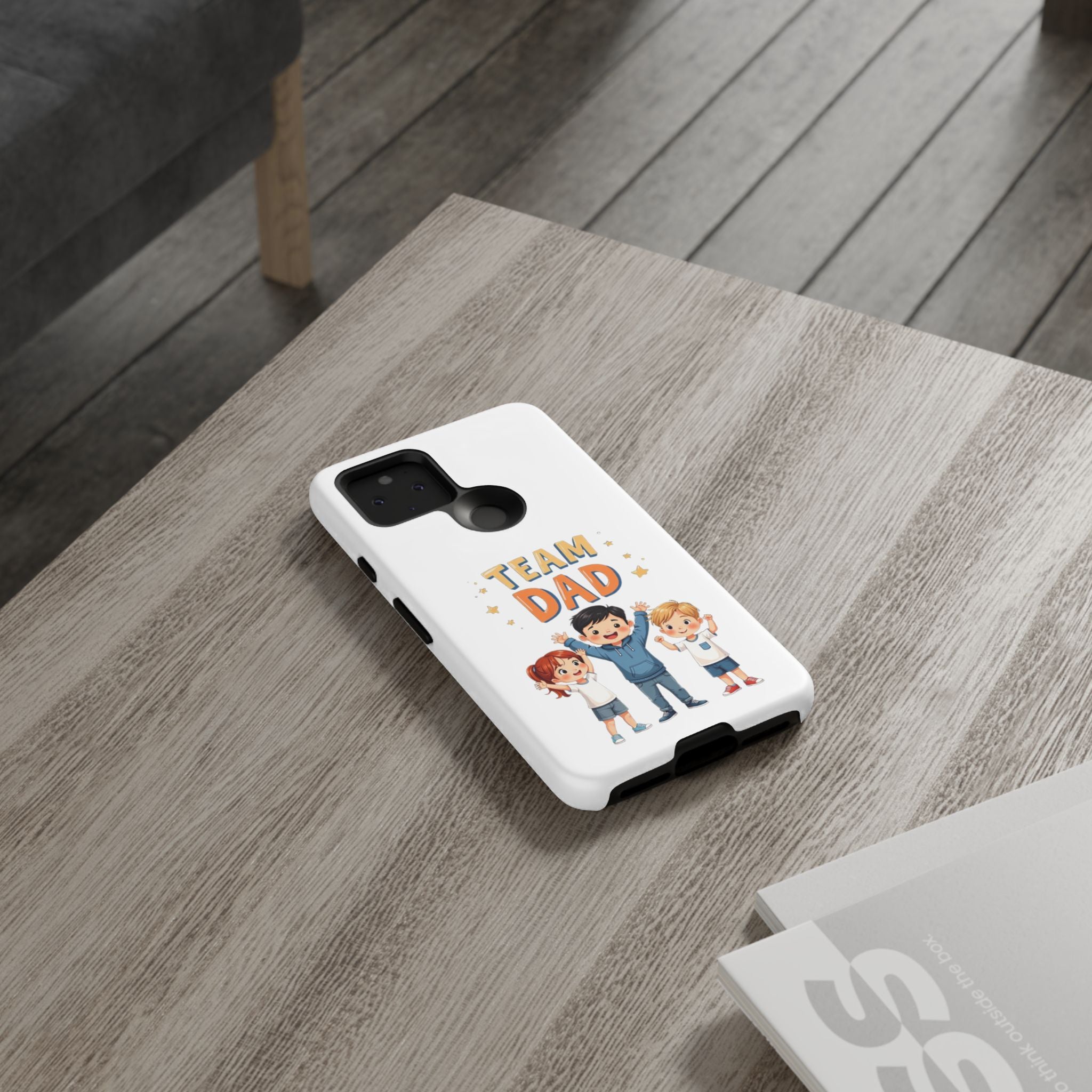 Team Dad Phone Case, Fun Gift for Fathers, Durable Phone Protector, Cute Dad Team Merchandise, Father's Day Special
