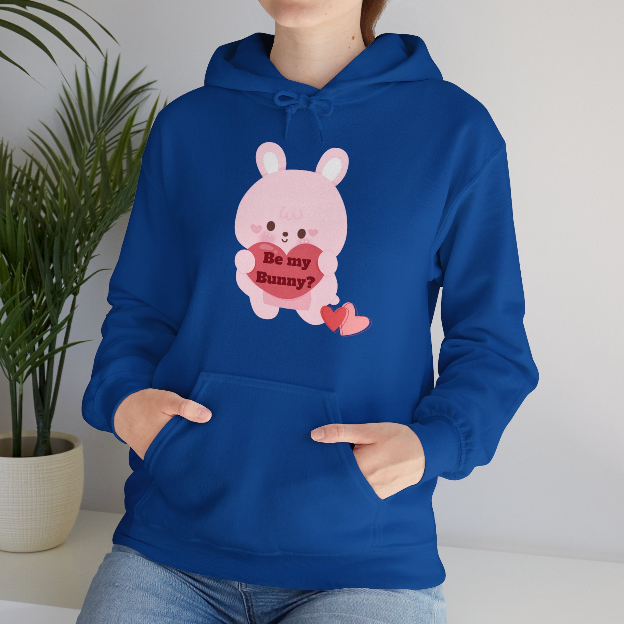 V-Day Bunny Unisex Heavy Blend™ Hooded Sweatshirt