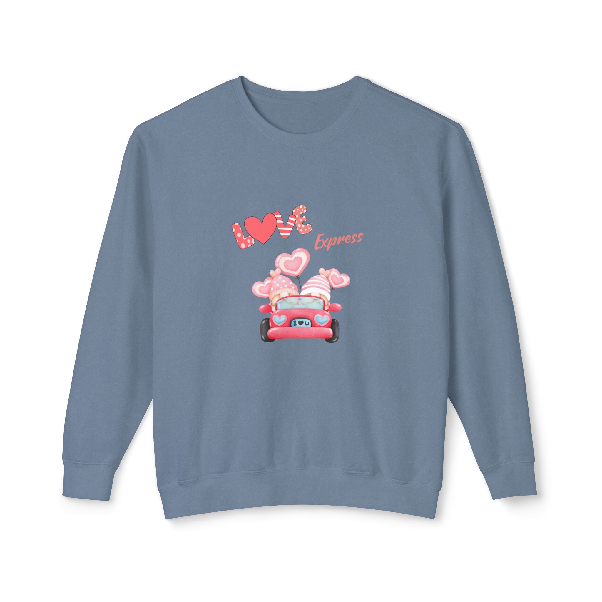 Love Express Unisex Lightweight Crewneck Sweatshirt