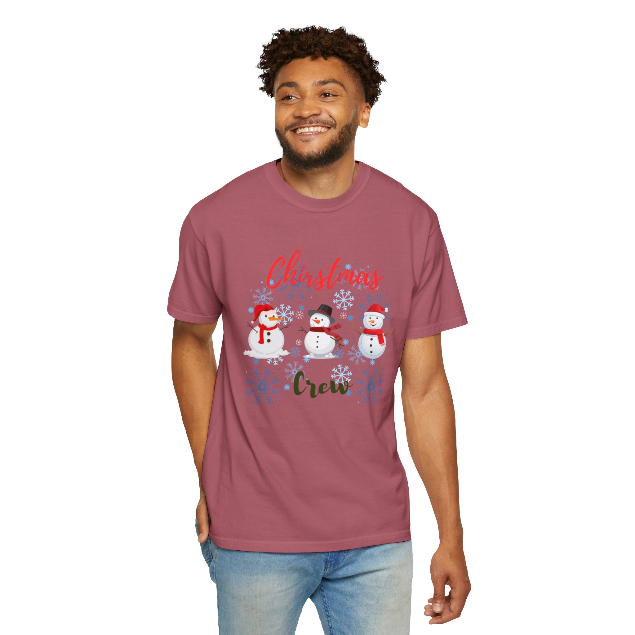 Christmas Crew Unisex Garment-Dyed T-shirt