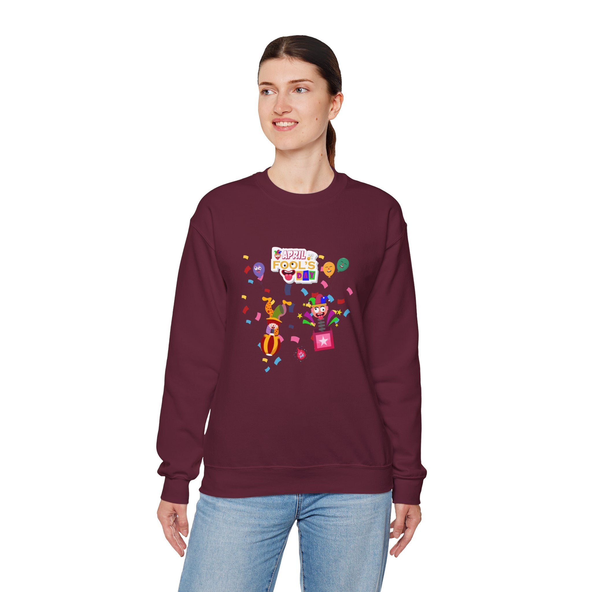 All April Fool's Day Fun Unisex Crewneck Sweatshirt