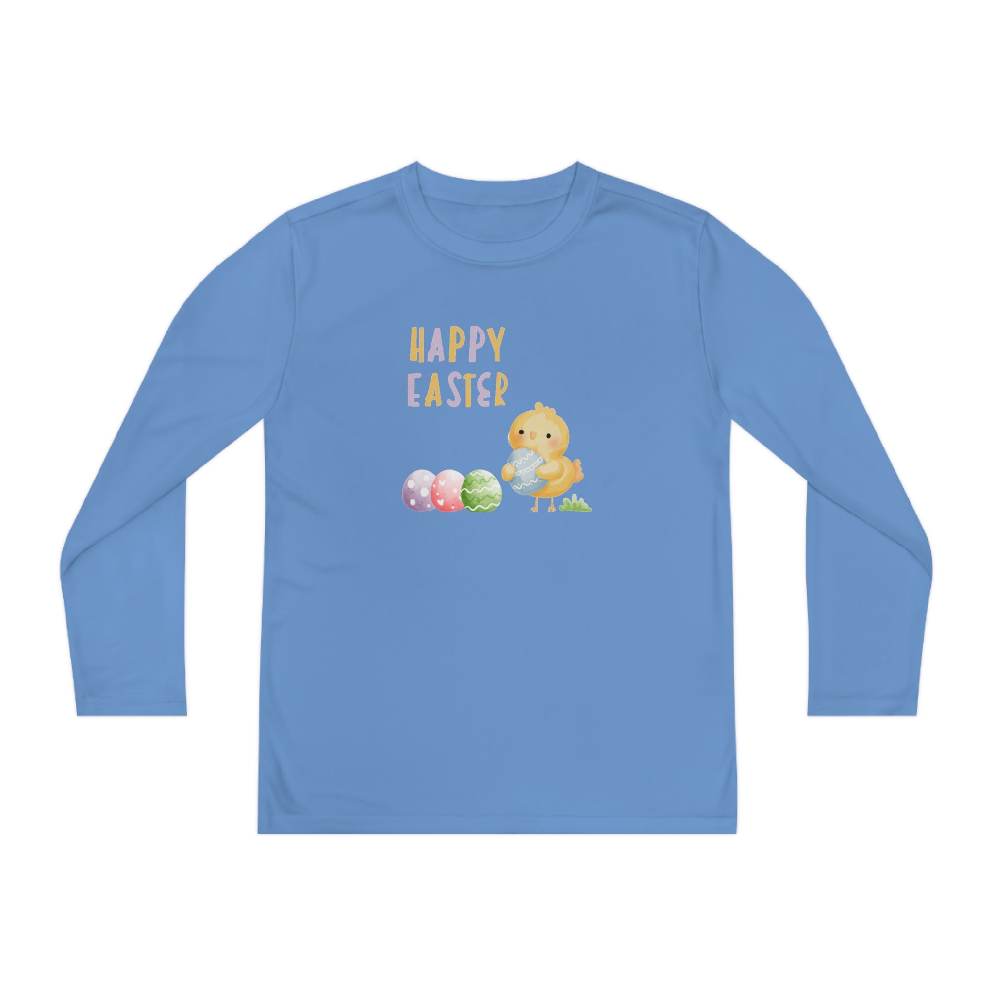 Wishing You A Happy Easter Youth Long Sleeve Competitor Tee