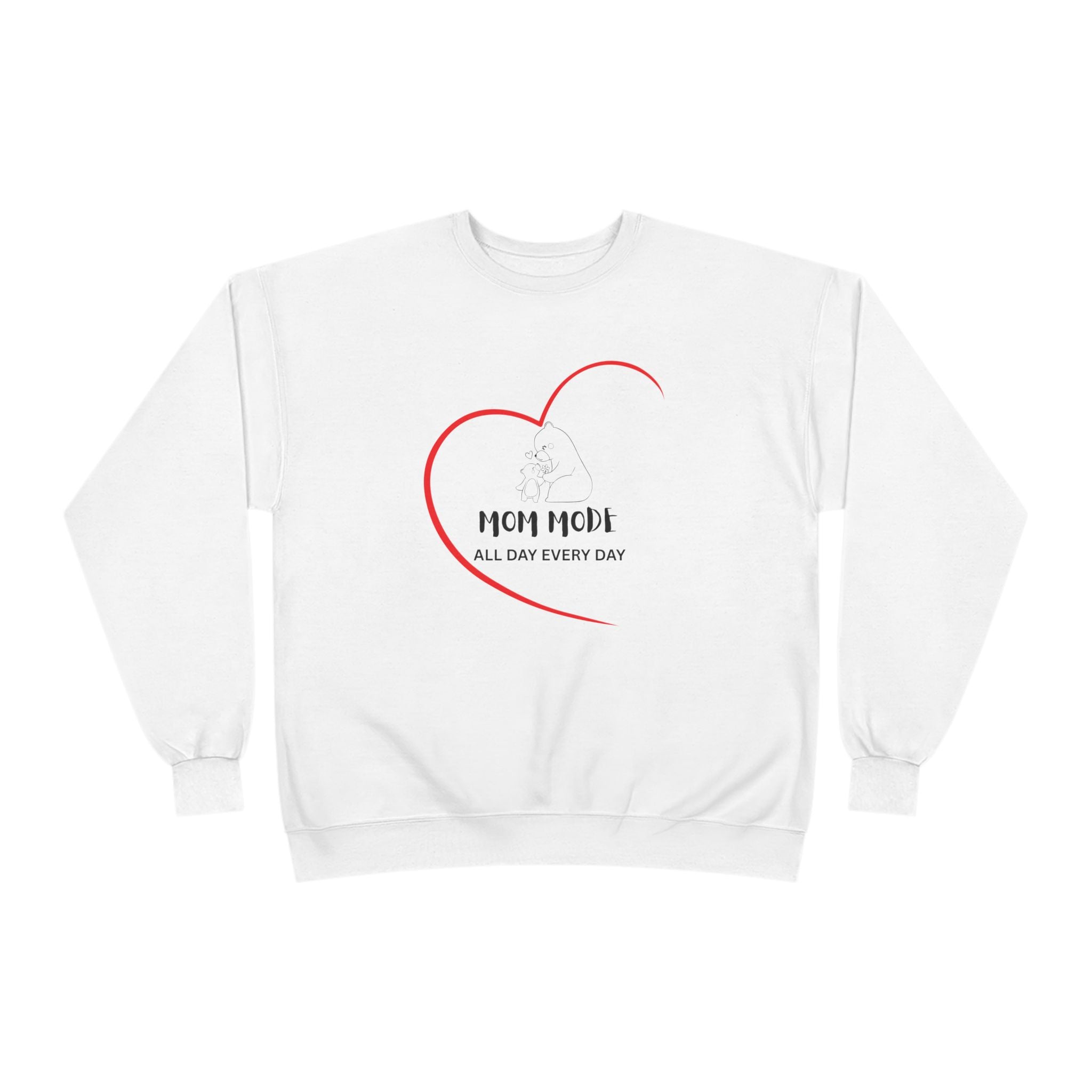 Mom Mode Eco-Friendly Crewneck Sweatshirt