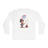 Uncle Sam Happy 4th of July Unisex Lightweight Long Sleeve Tee