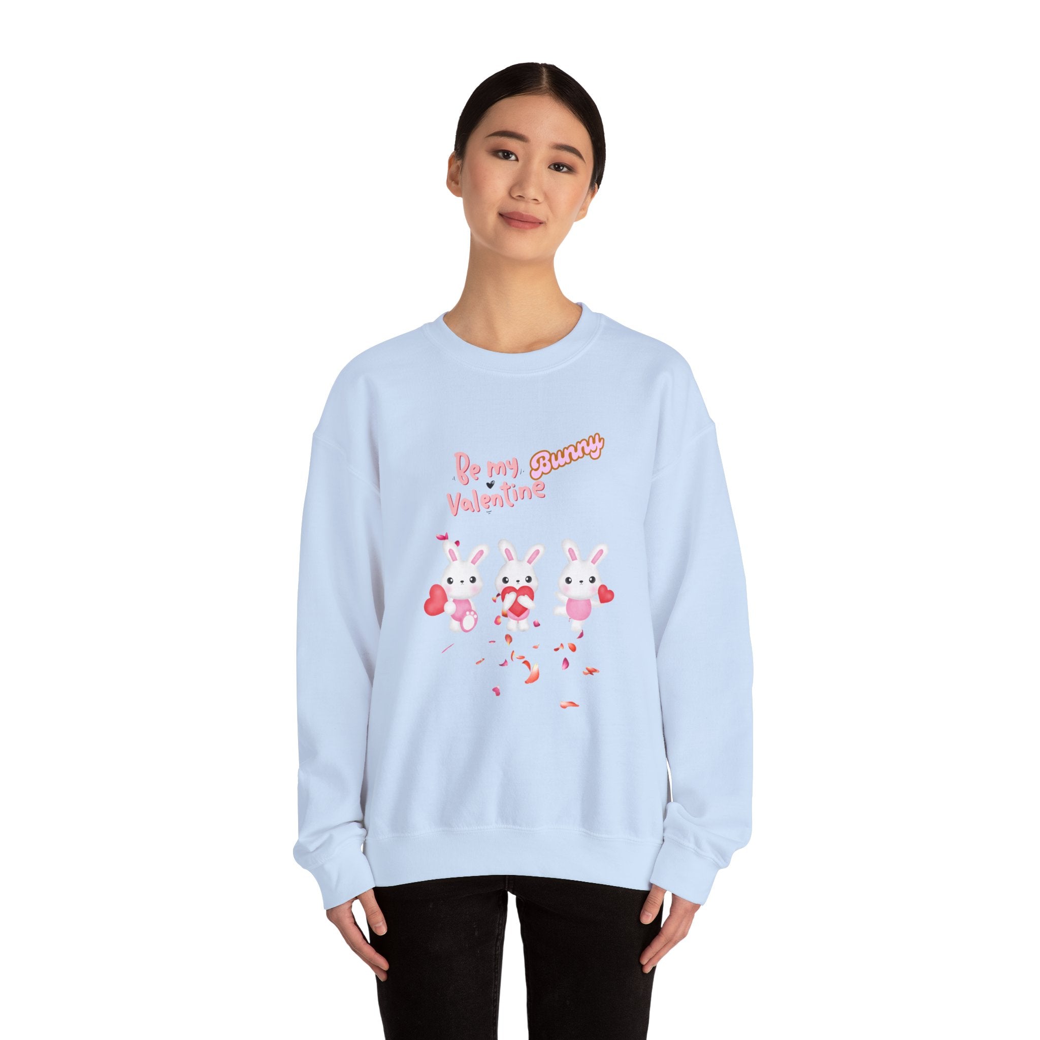 My Bunny Valentine Unisex Heavy Blend™ Crewneck Sweatshirt