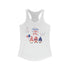 Happy 4th Of July Gnome Women's Ideal Racerback Tank