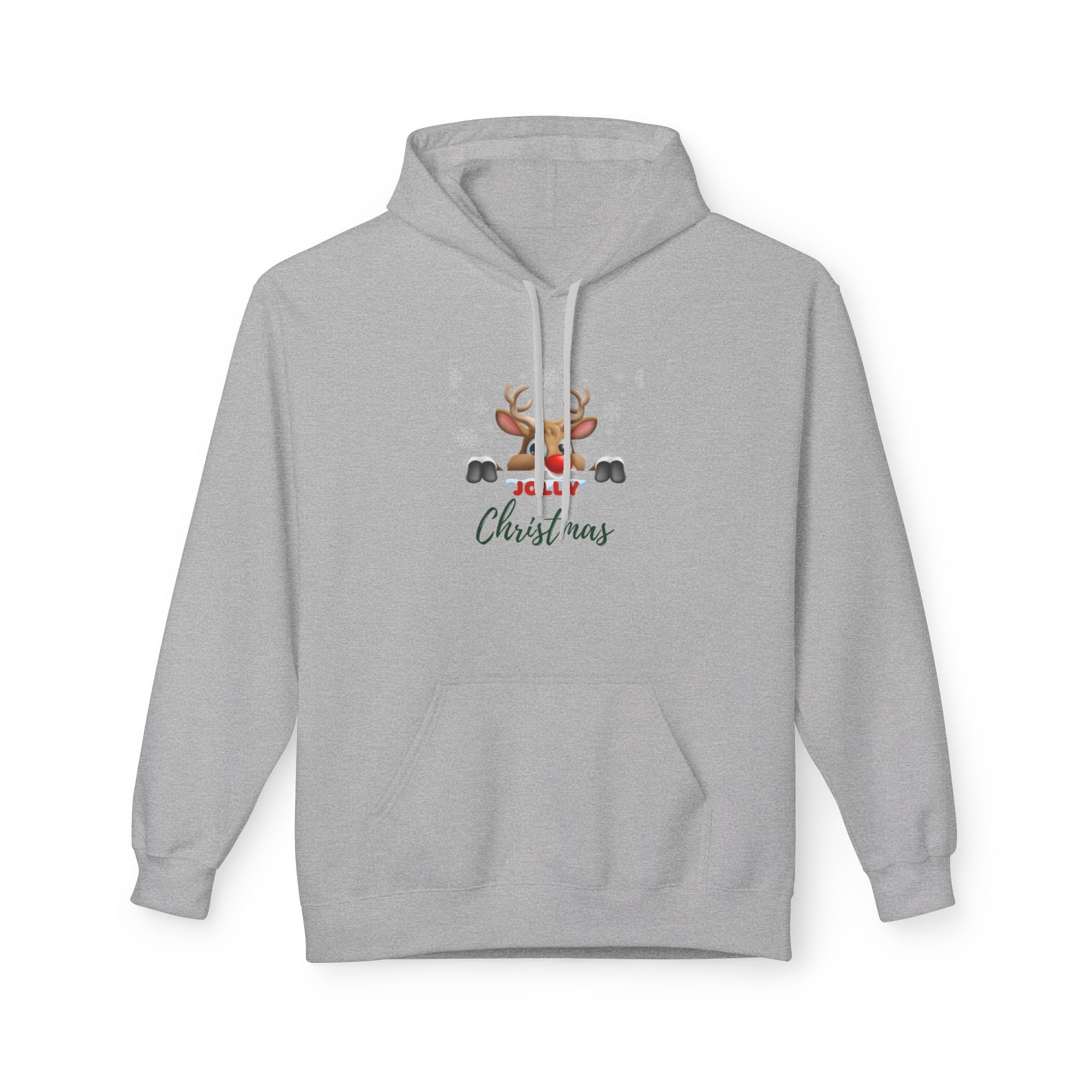 Jolly Christmas Unisex Midweight Softstyle Fleece Hoodie