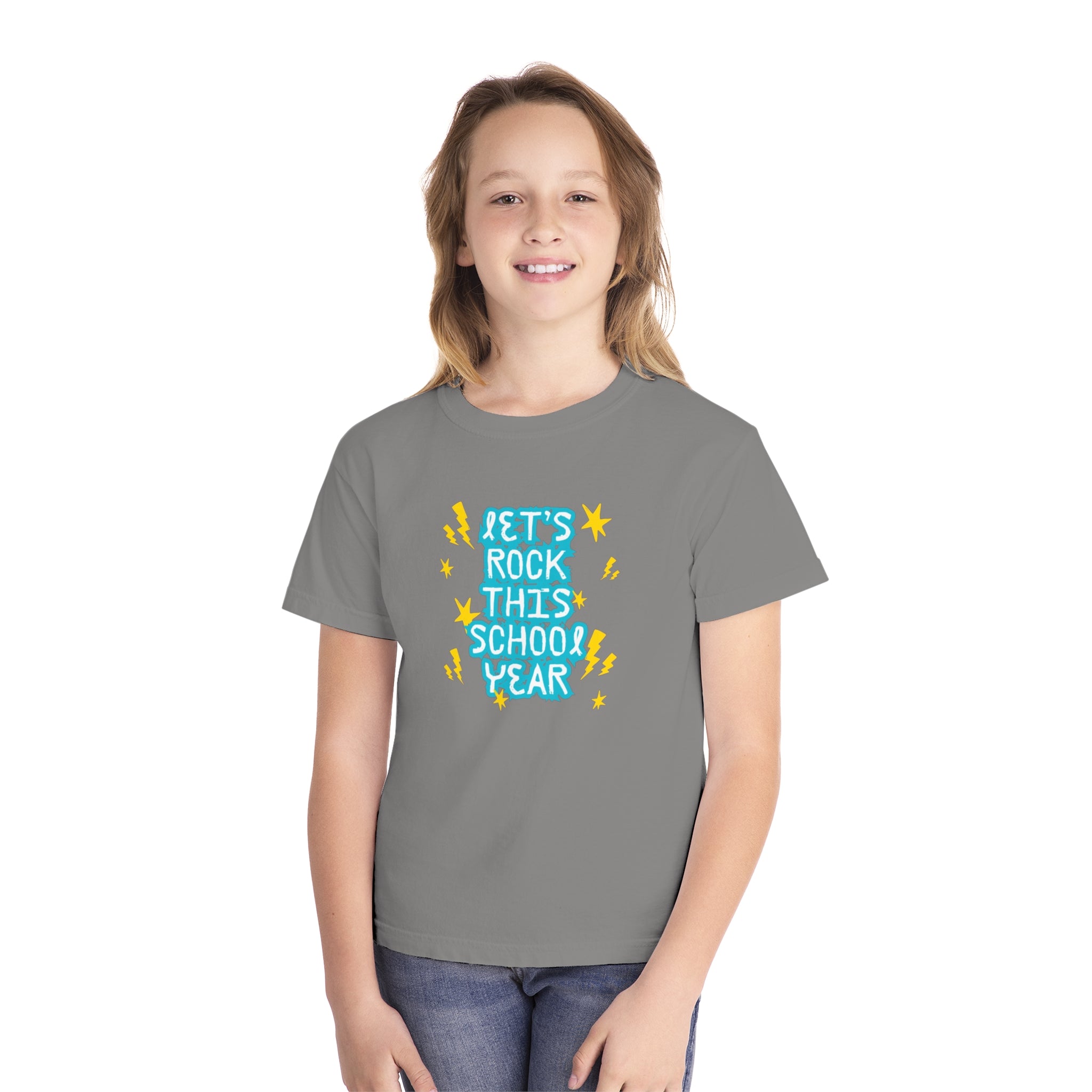 Let's Rock This School Year Youth Midweight Tee