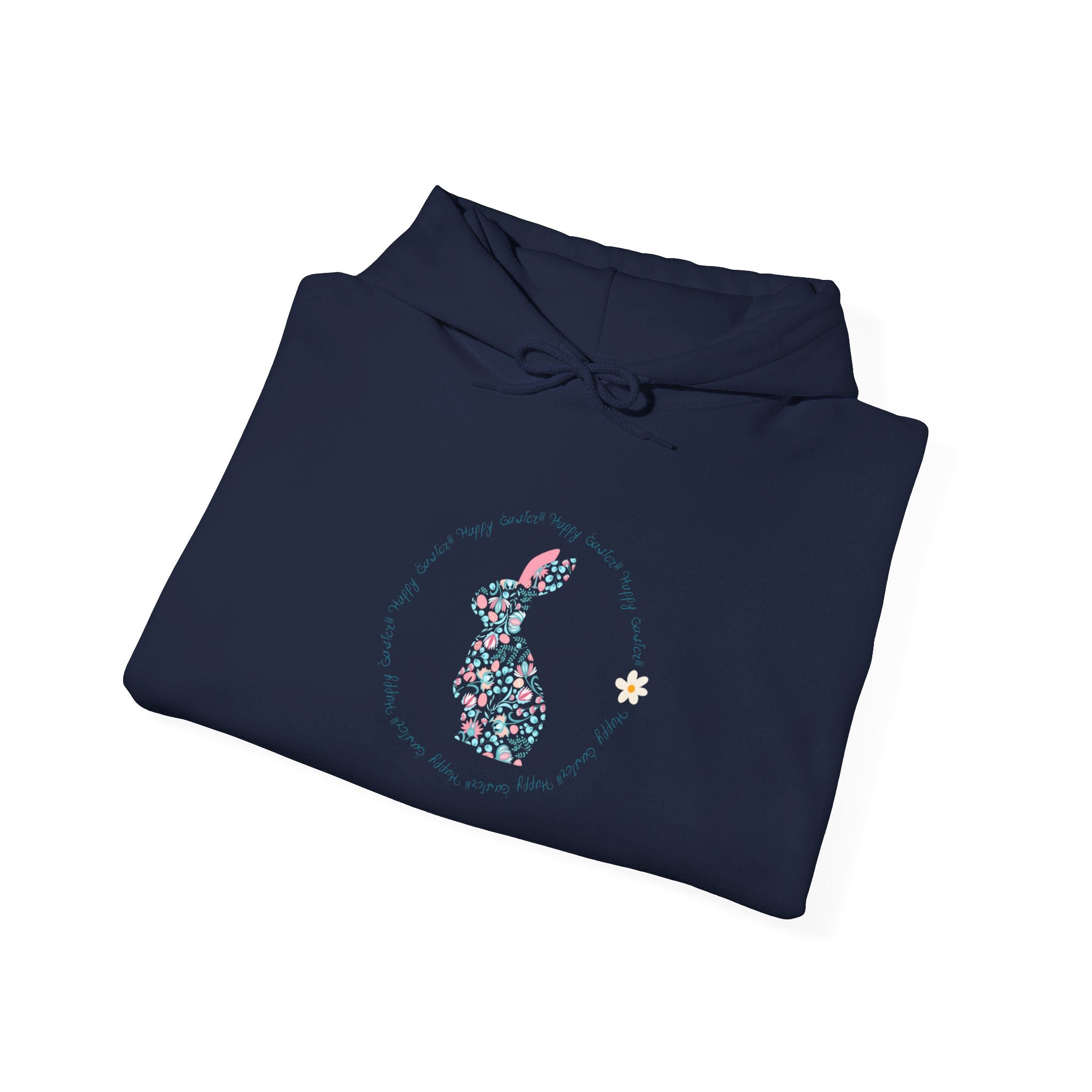Happy Easter Rabbit Day Unisex Heavy Blend™ Hooded Sweatshirt
