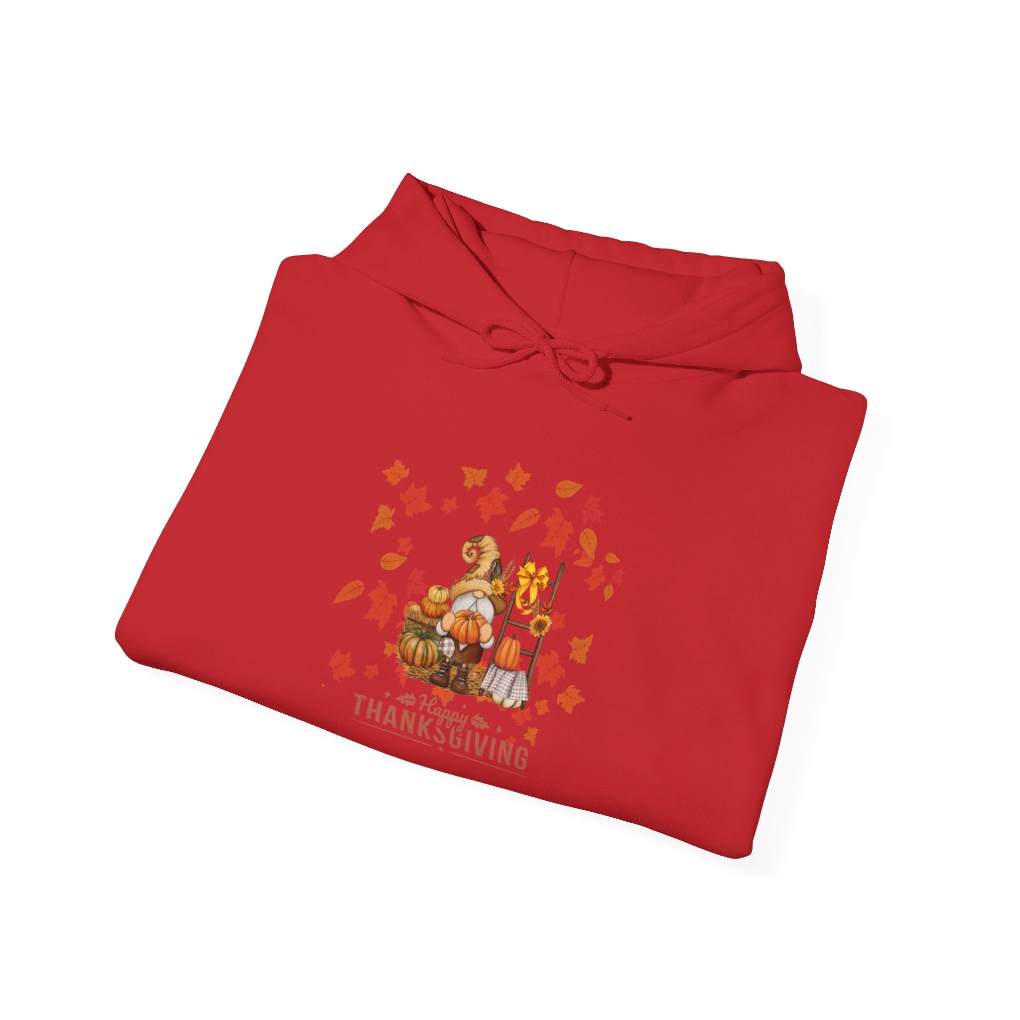 Gnome Happy Thanksgiving Unisex Heavy Blend™ Hooded Sweatshirt