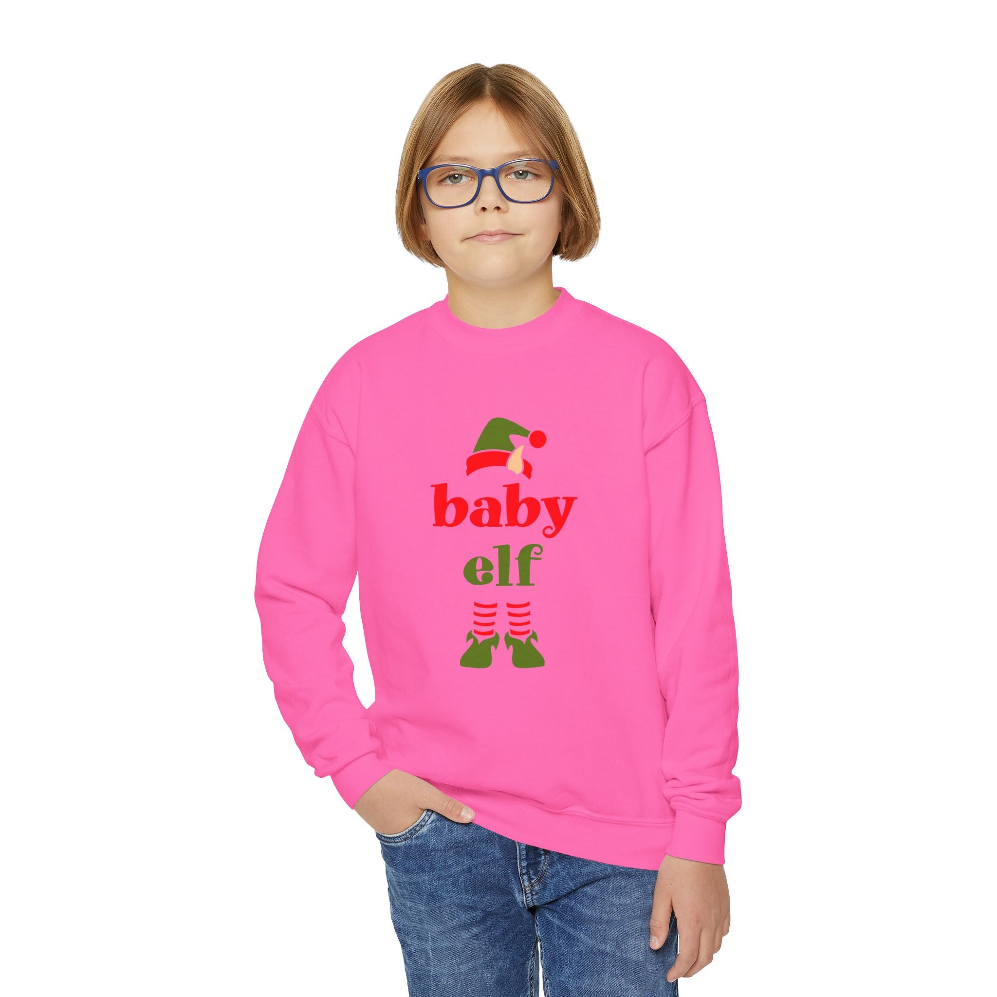 Baby Elf Youth Crewneck Sweatshirt