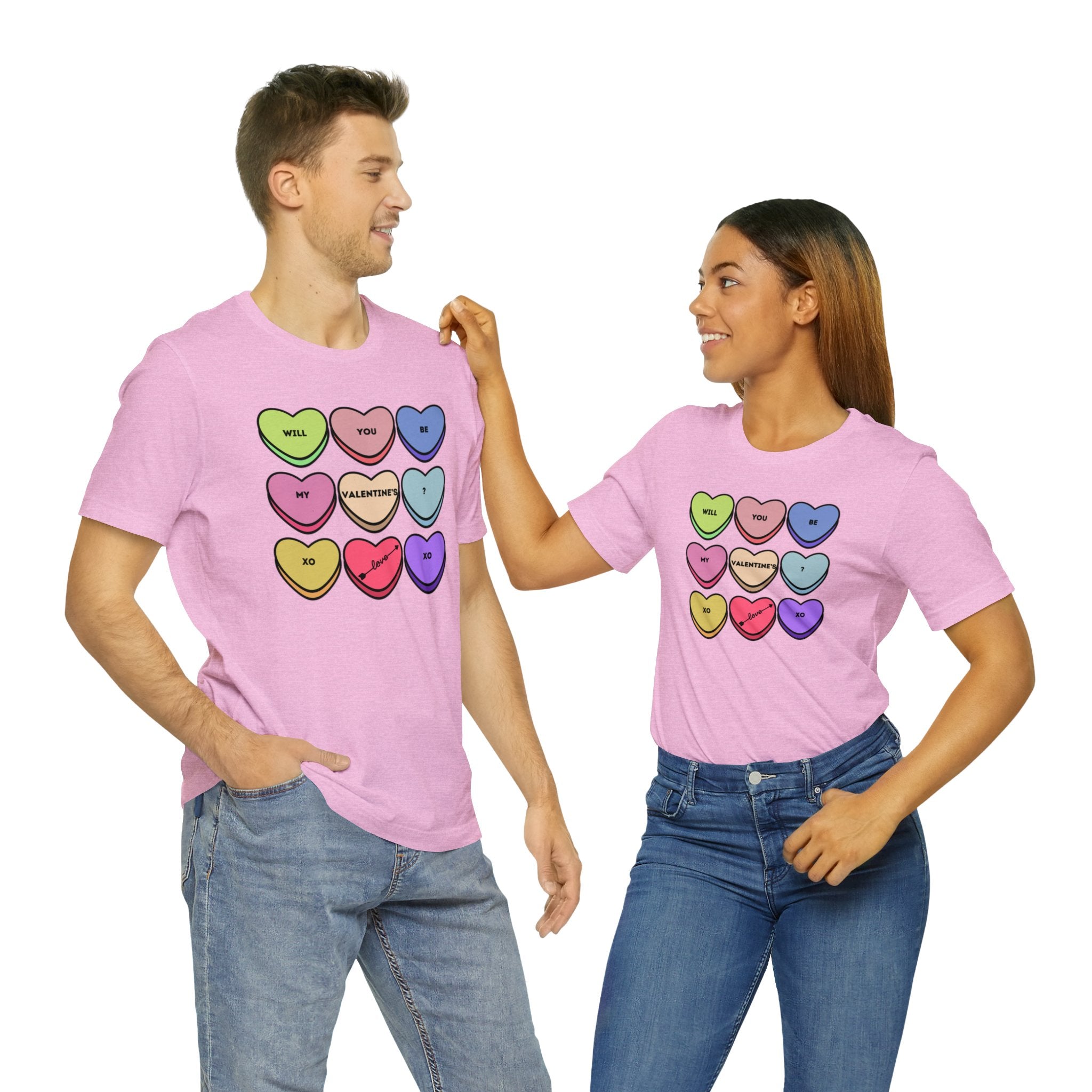 Will You Be My Valentine? Unisex Jersey Short Sleeve Tee
