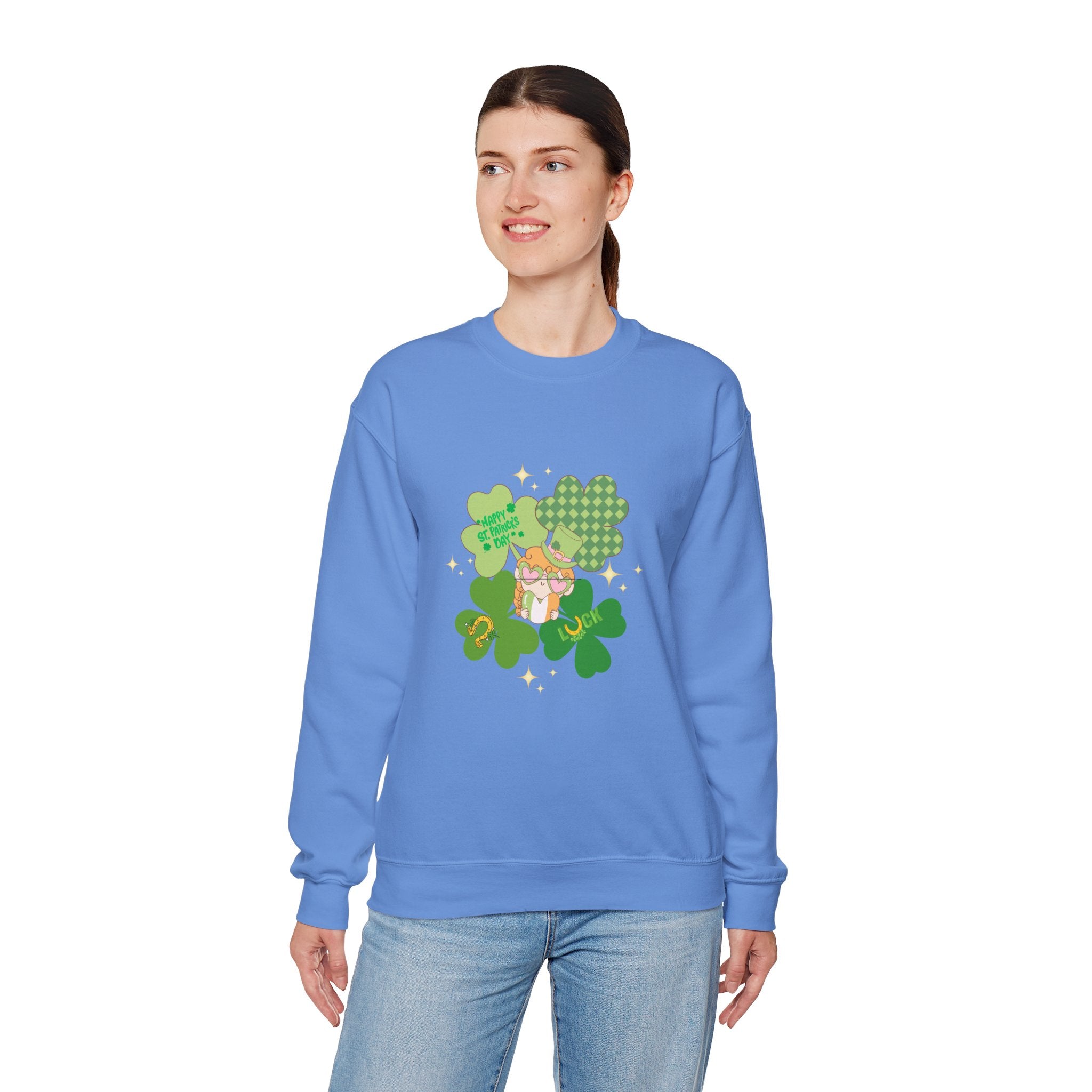 Retro St. Paddy's Day Unisex Heavy Blend™ Crewneck Sweatshirt
