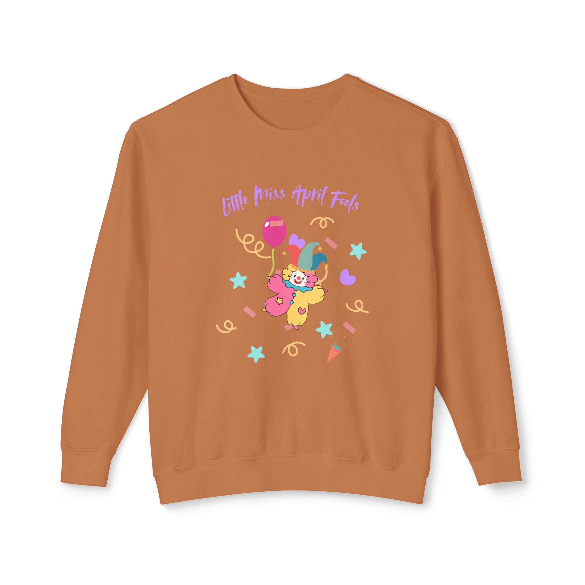 Little Miss April Fool's Day Lightweight Crewneck Sweatshirt