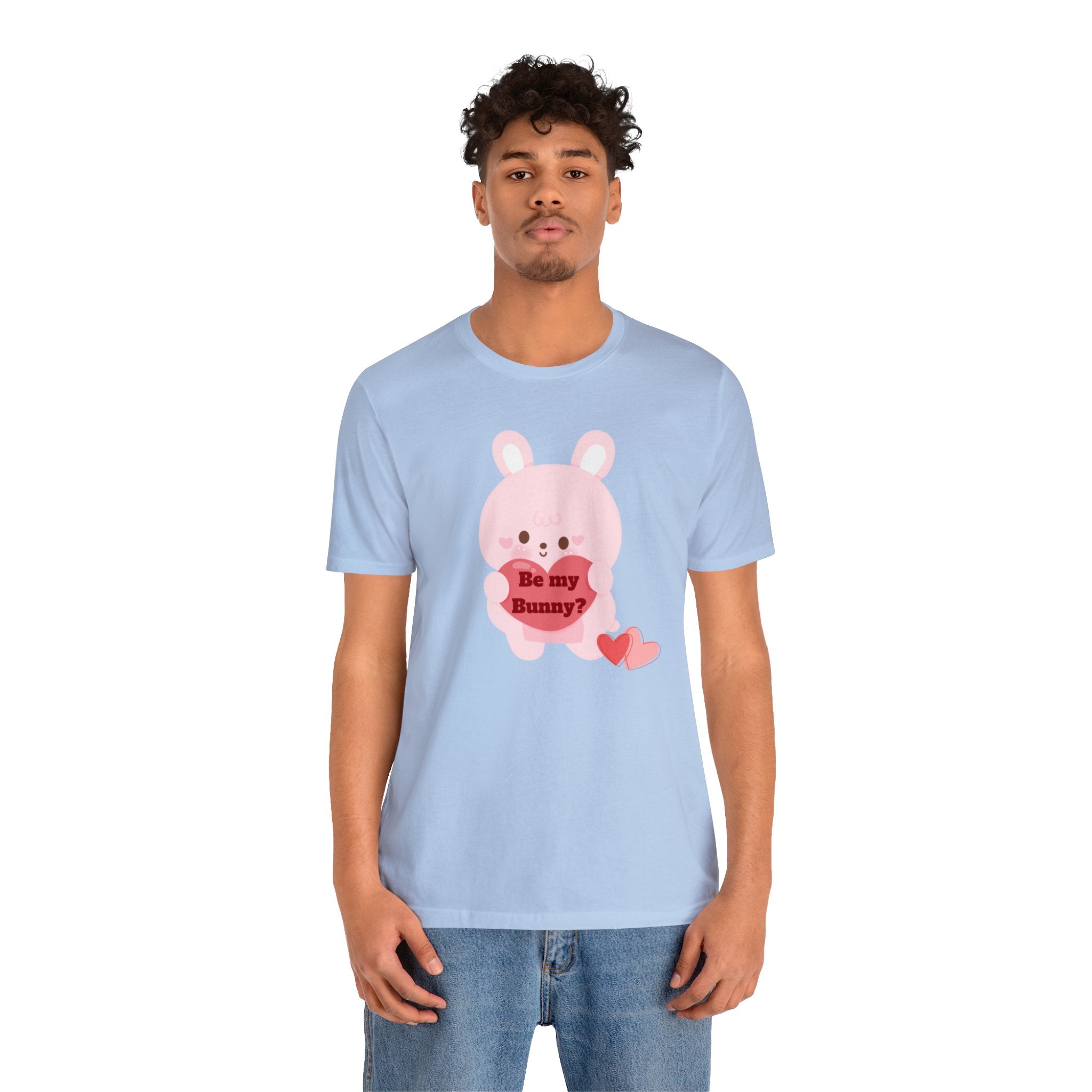 V-Day BunnyUnisex Jersey Short Sleeve Tee