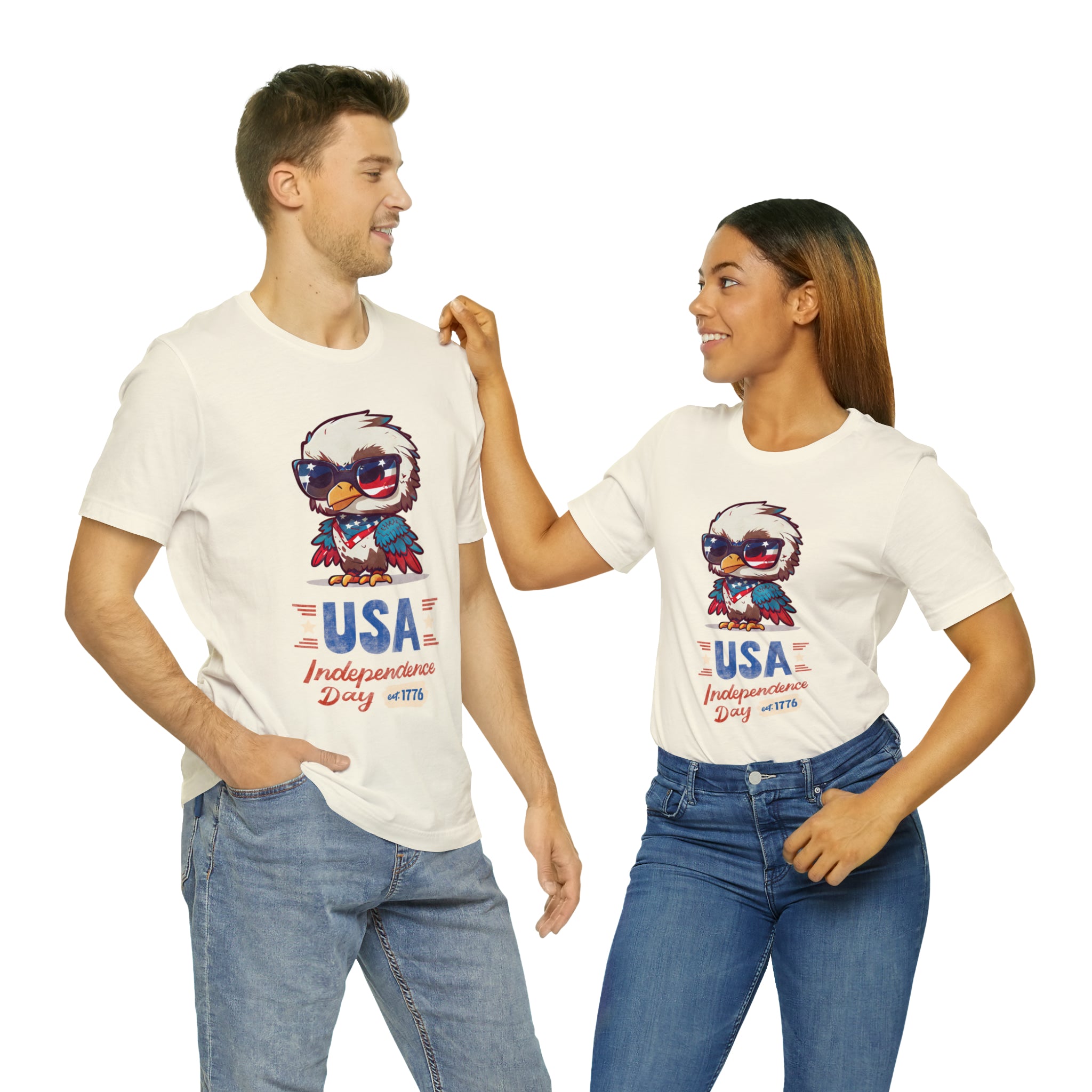 USA Independence Day Unisex Jersey Short Sleeve Tee