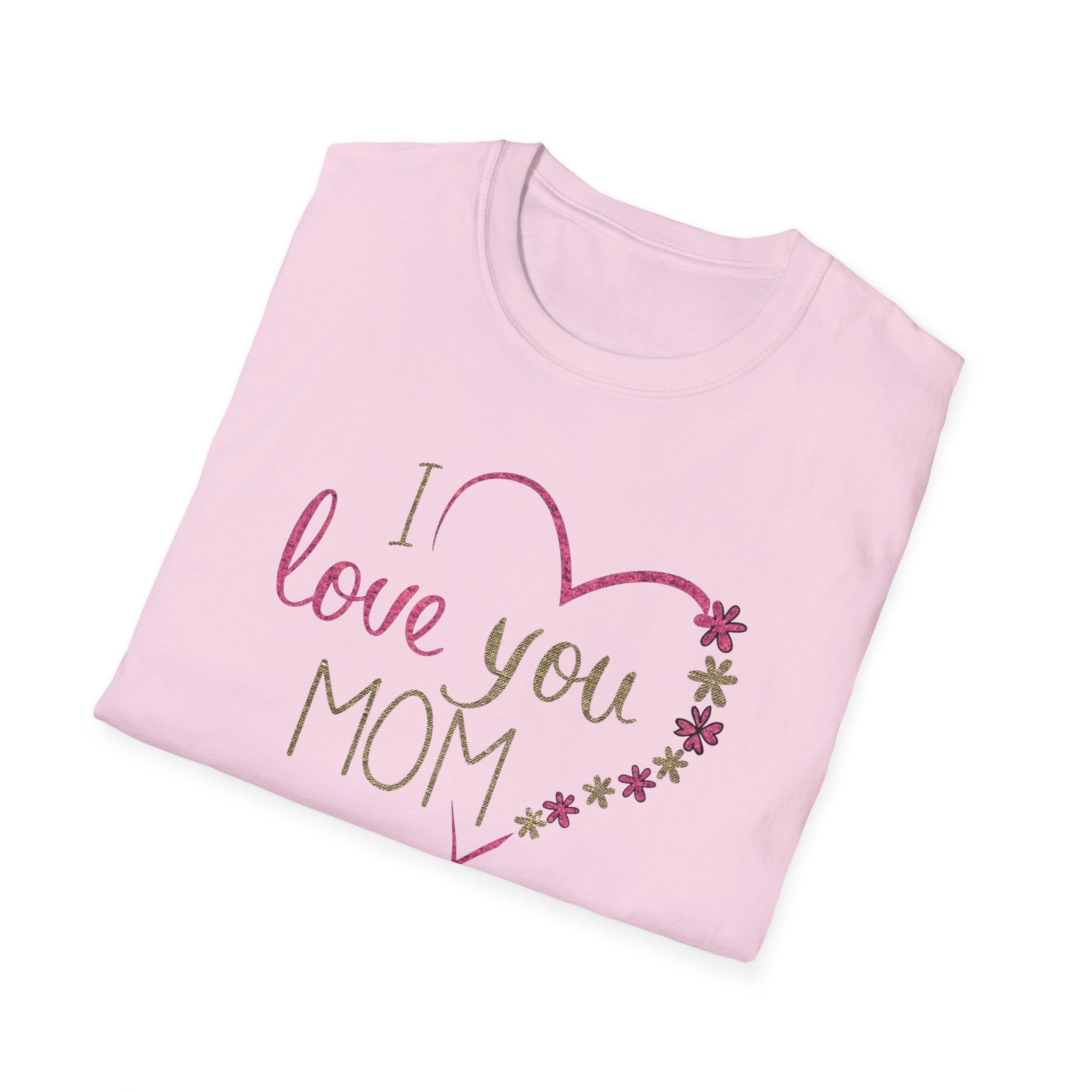 Mom, Happy Mother's Day Unisex Softstyle T-Shirt