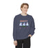 Frosty Party Unisex Garment-Dyed Sweatshirt