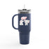 Be Mine Love  Insulated Travel Mug - 40oz - Perfect for Kids & Animal Lovers