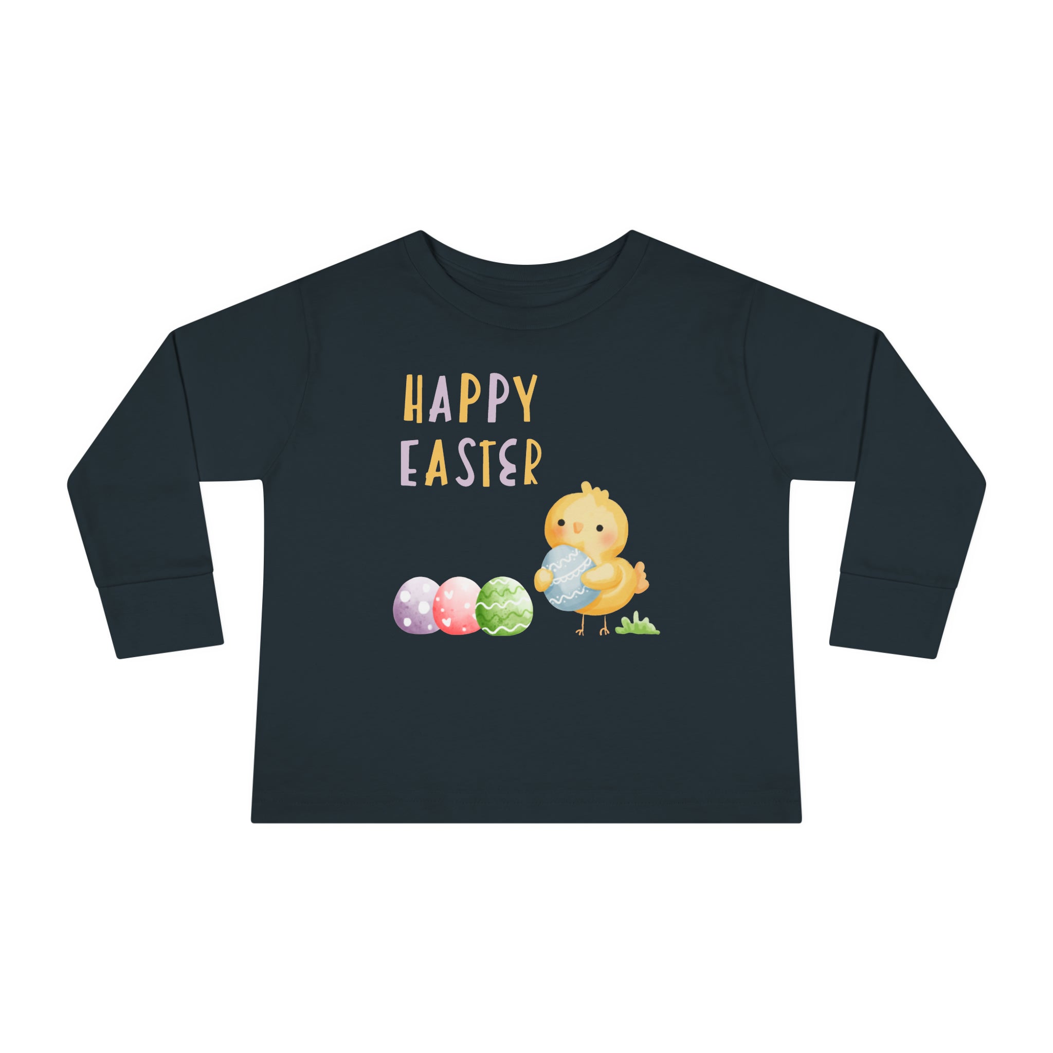 Wishing You A Happy Easter Toddler Long Sleeve Tee