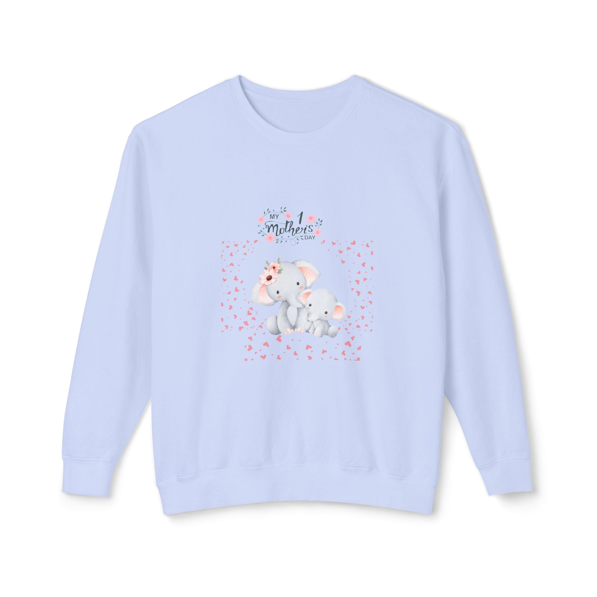 My 1st Mother's Day Unisex Lightweight Crewneck