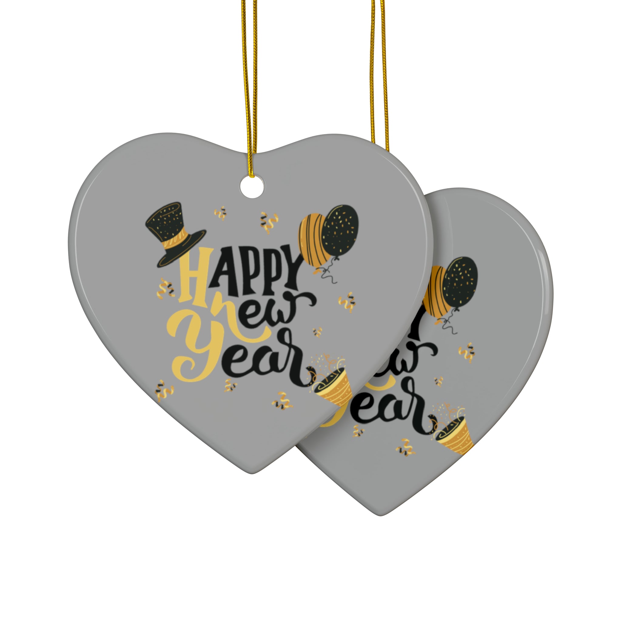 Wishing You A Great Year Ahead! Ceramic Ornaments (1pc, 3pcs, 5pcs, 10pcs)