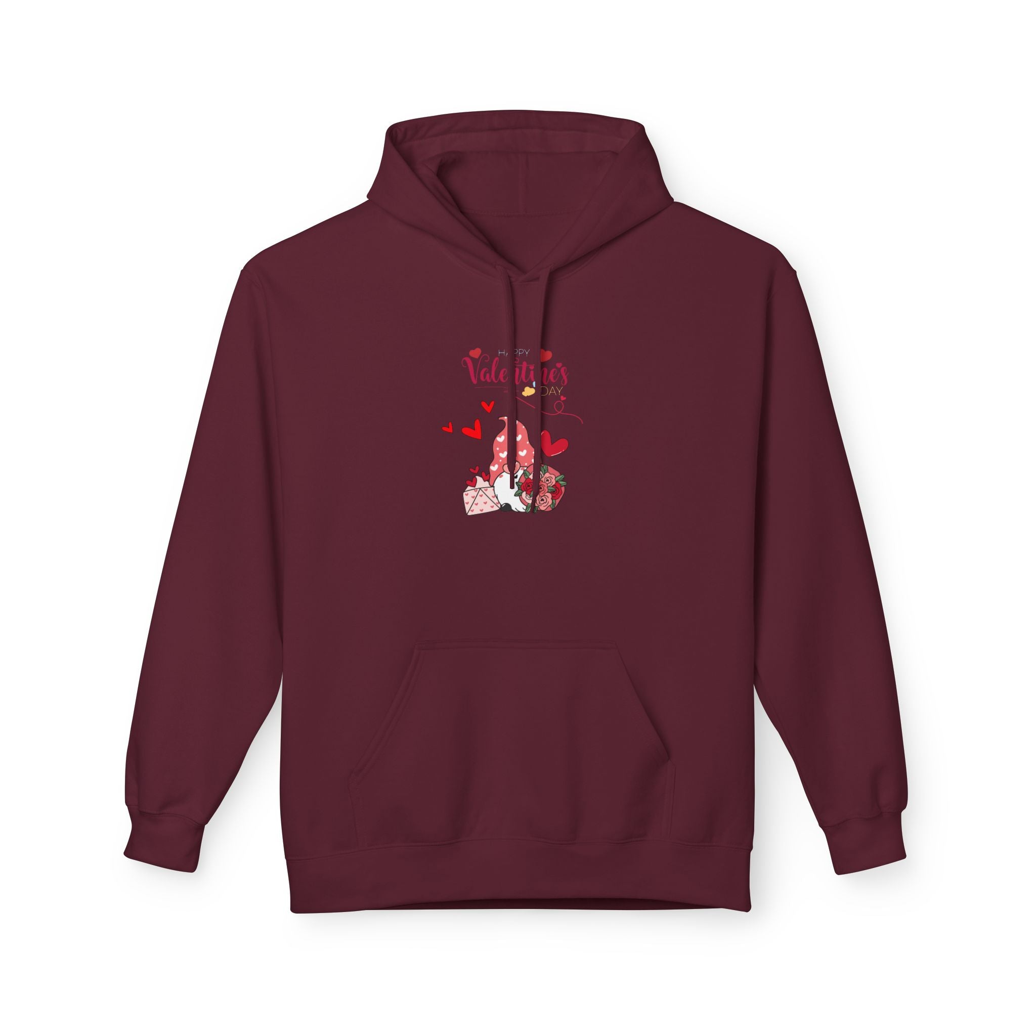 Gnome Valentine's Day Unisex Midweight Softstyle Fleece Hoodie