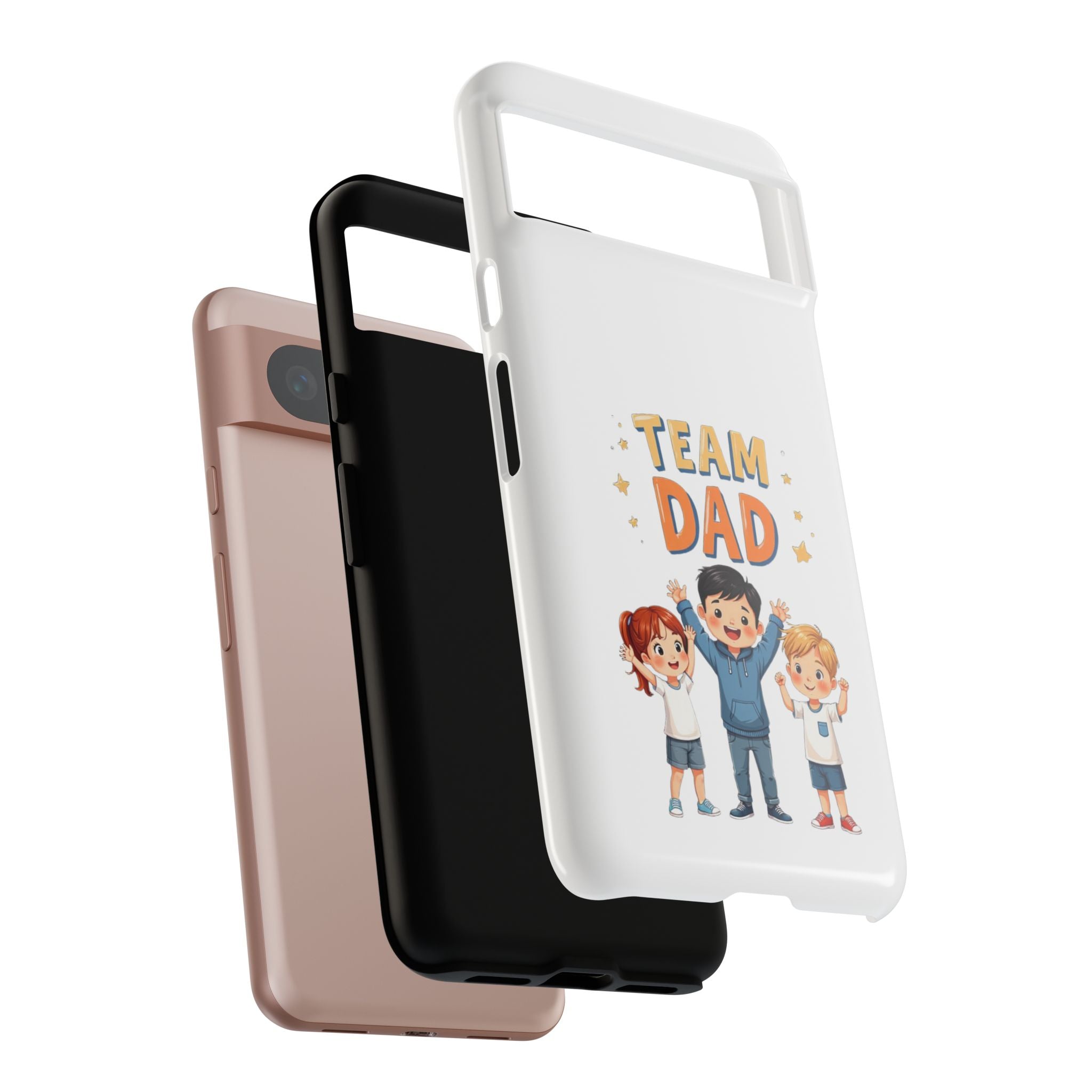 Team Dad Phone Case, Fun Gift for Fathers, Durable Phone Protector, Cute Dad Team Merchandise, Father's Day Special