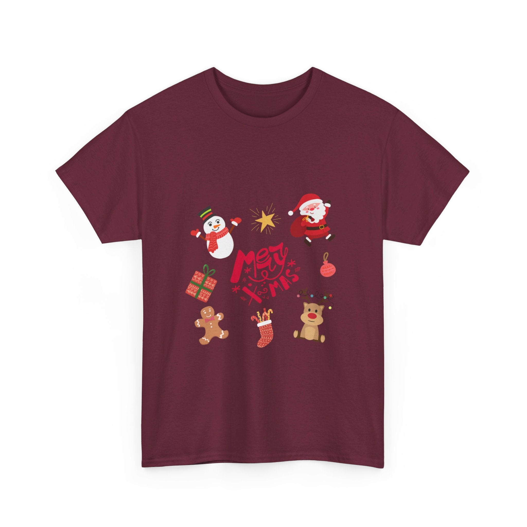 Merry Christmas Crew Unisex Heavy Cotton Tee
