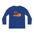 Happy Thanksgiving Turkey Youth Long Sleeve Competitor Tee