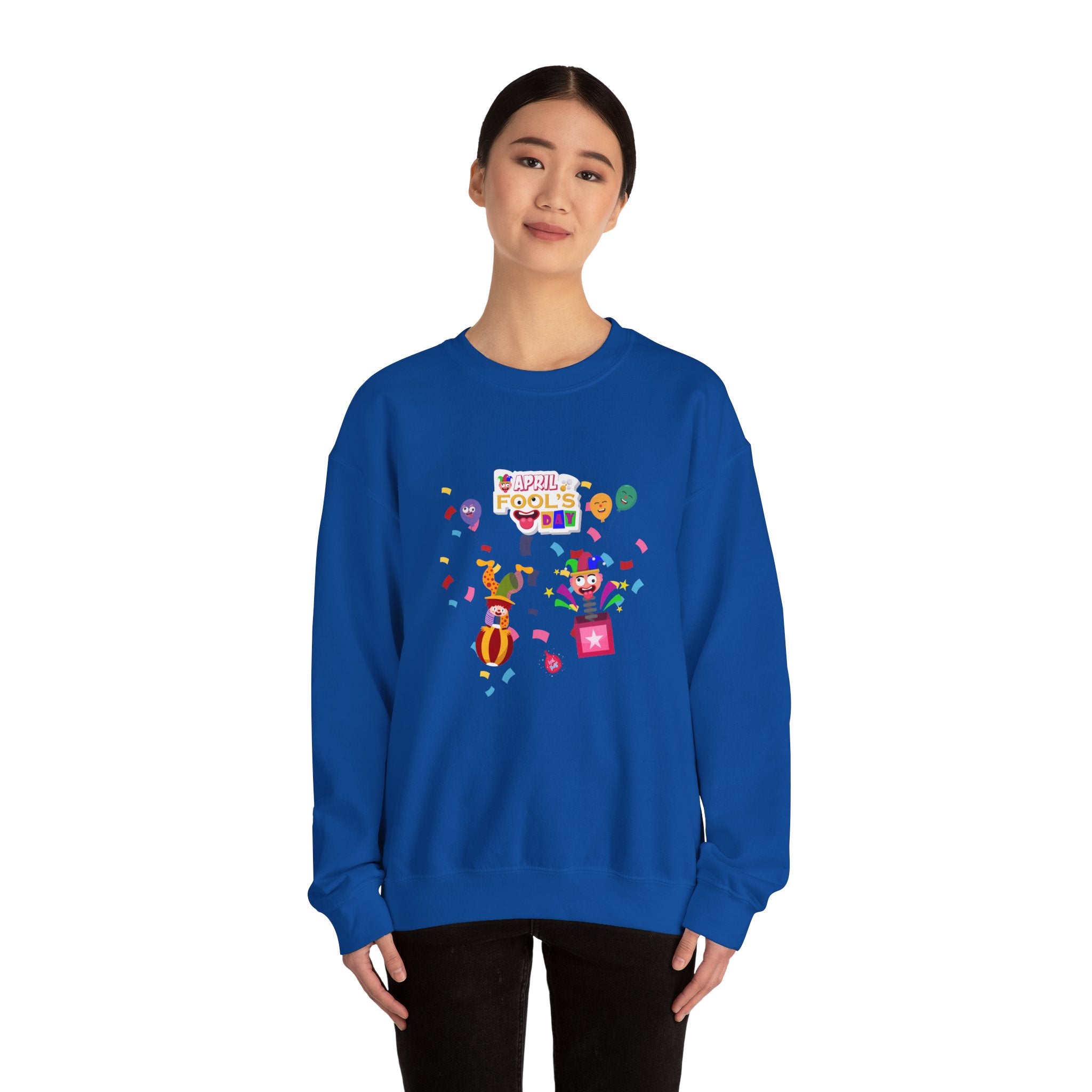 All April Fool's Day Fun Unisex Crewneck Sweatshirt