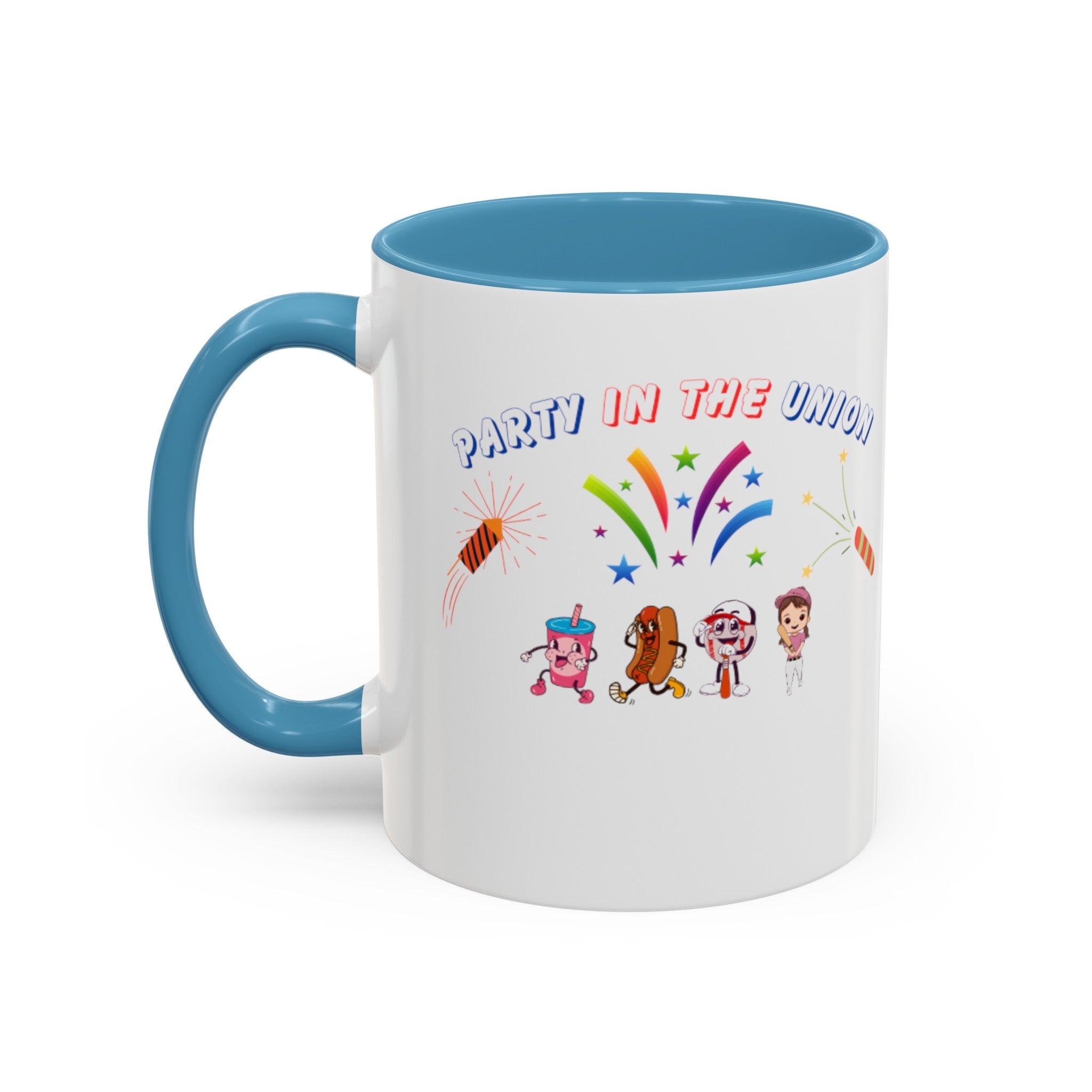 Party In The Union Accent Coffee Mug (11, 15oz)