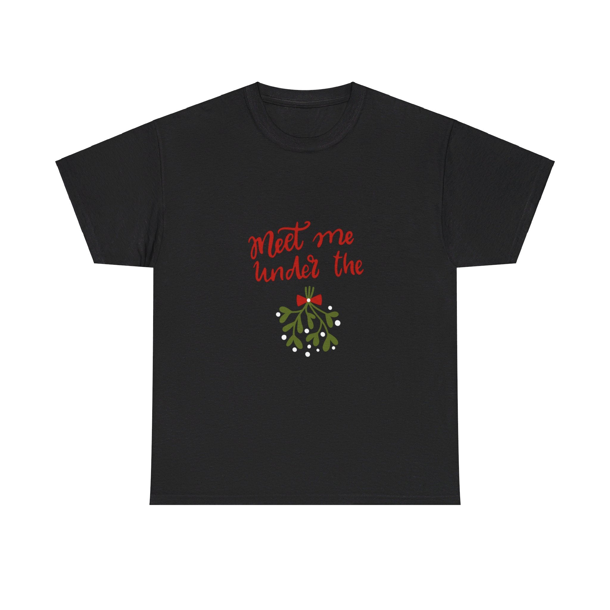 Meet Me Under The Mistletoe Unisex Heavy Cotton Tee