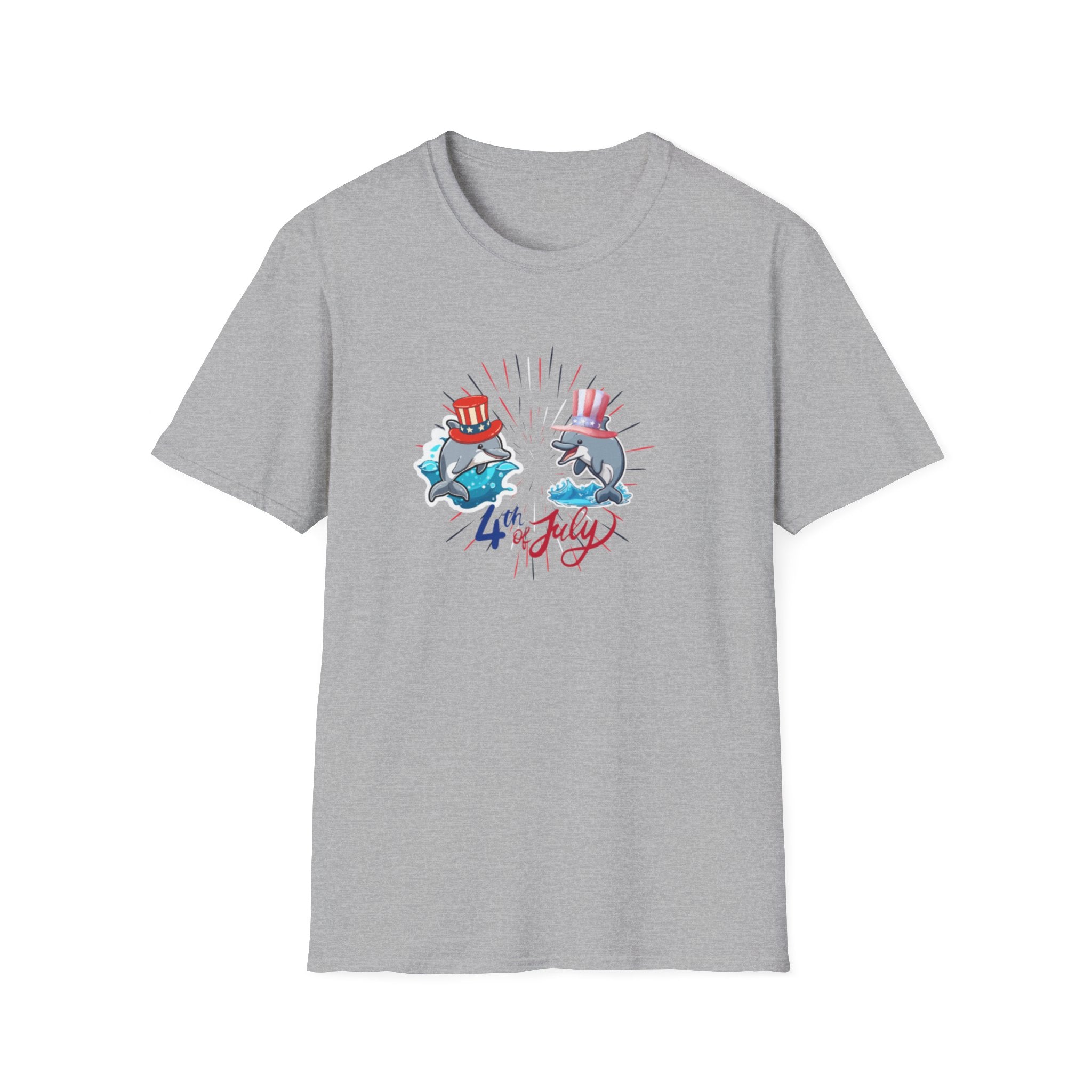 Splash 4th Of July Unisex Softstyle T-Shirt