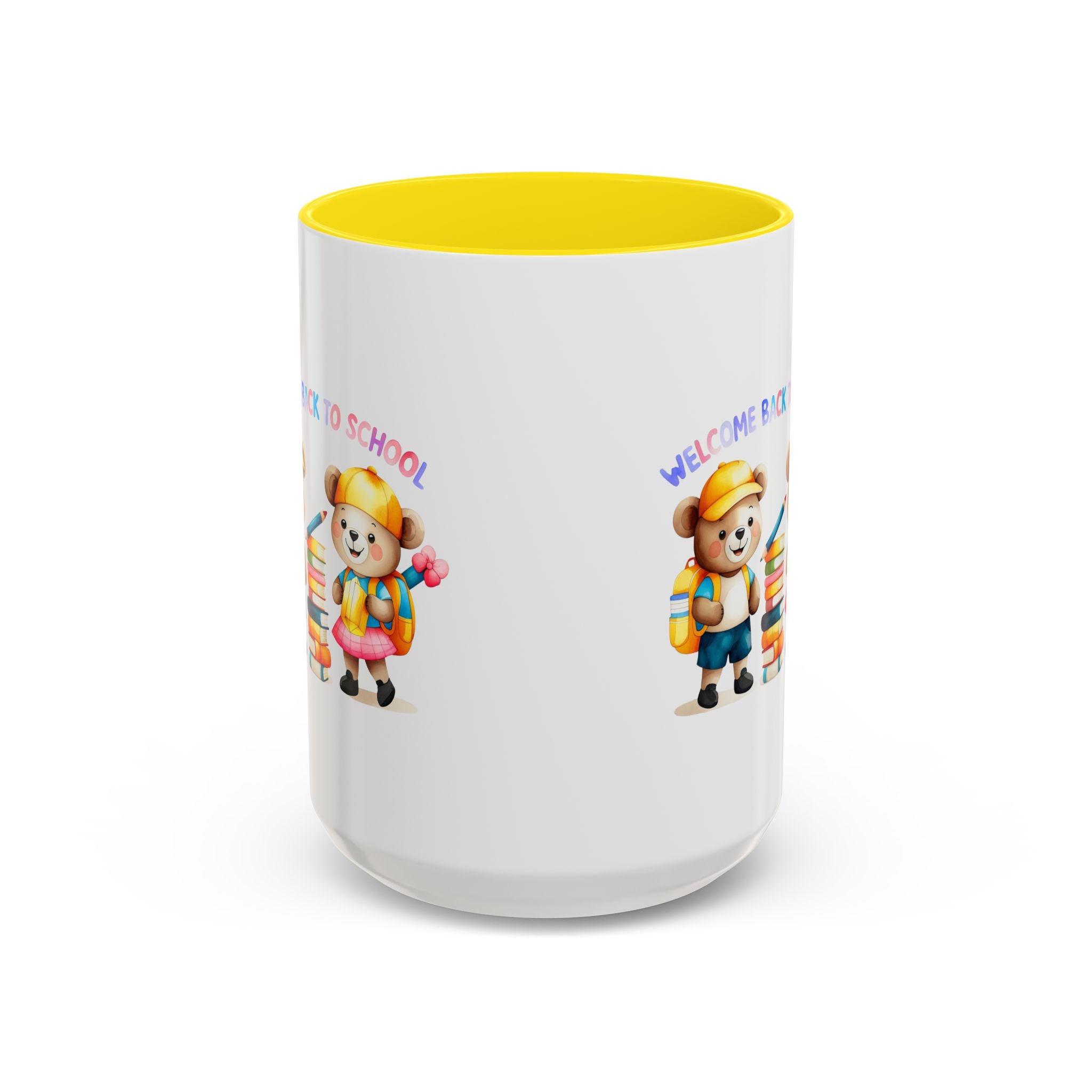 Welcome Back to School Bear Coffee Mug - 11oz, 15oz