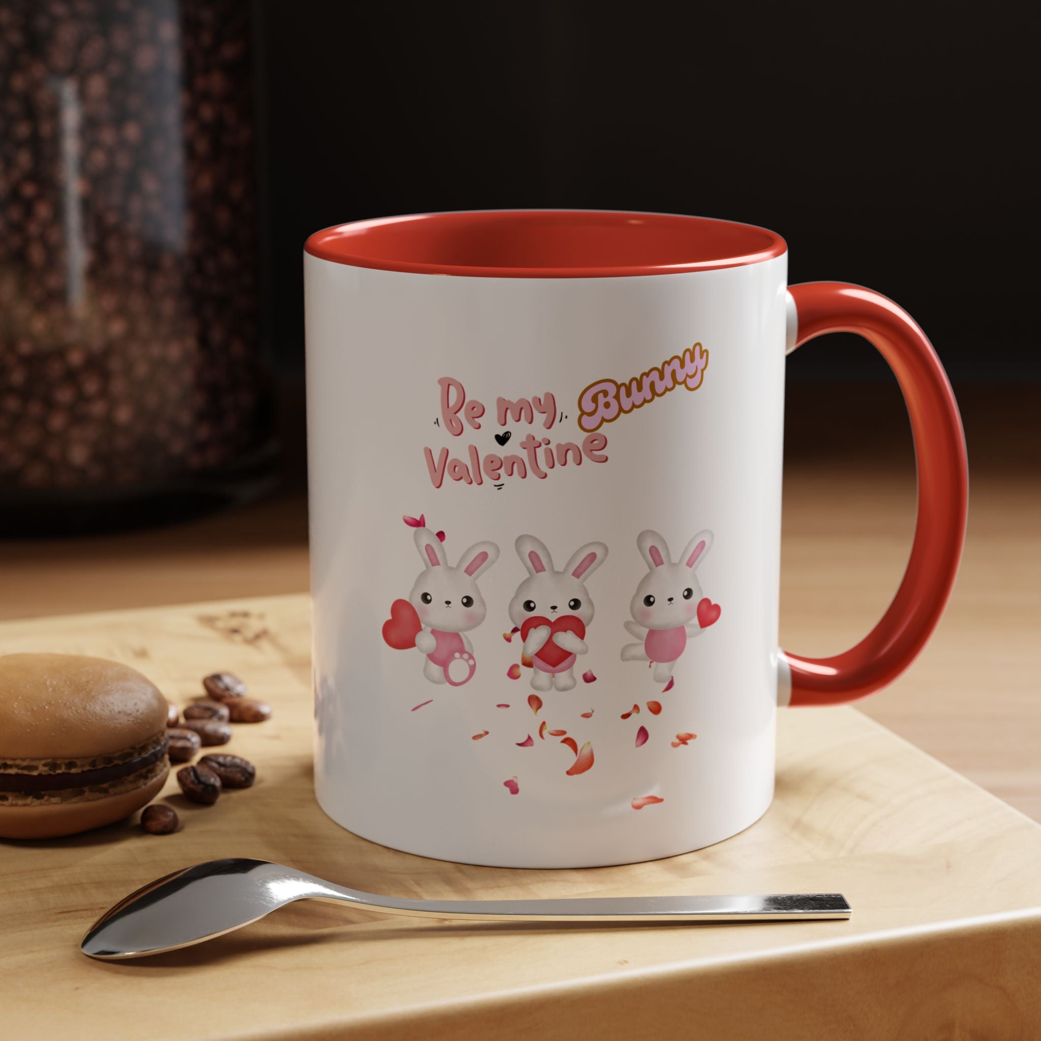 My Bunny Valentine Accent Coffee Mug (11, 15oz)
