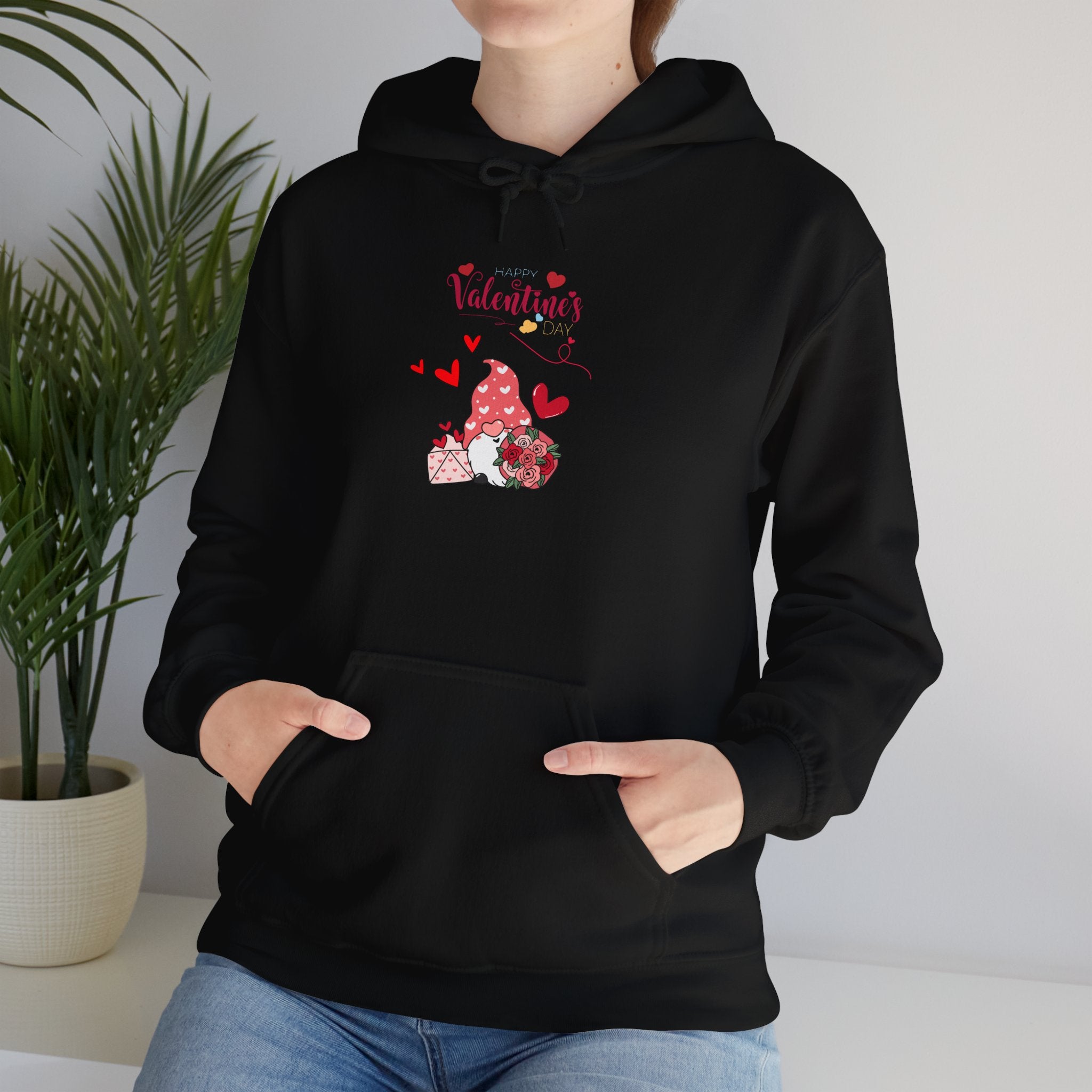 Gnome Valentine's Day Unisex Heavy Blend™ Hooded Sweatshirt