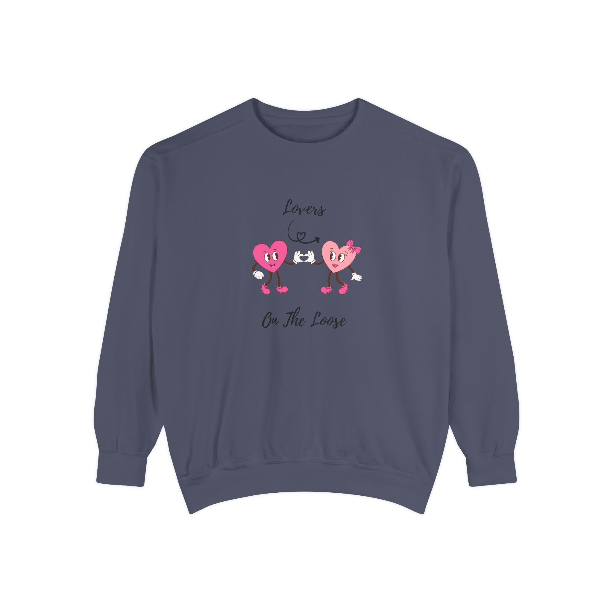 Lovers On The Loose Unisex Garment-Dyed Sweatshirt