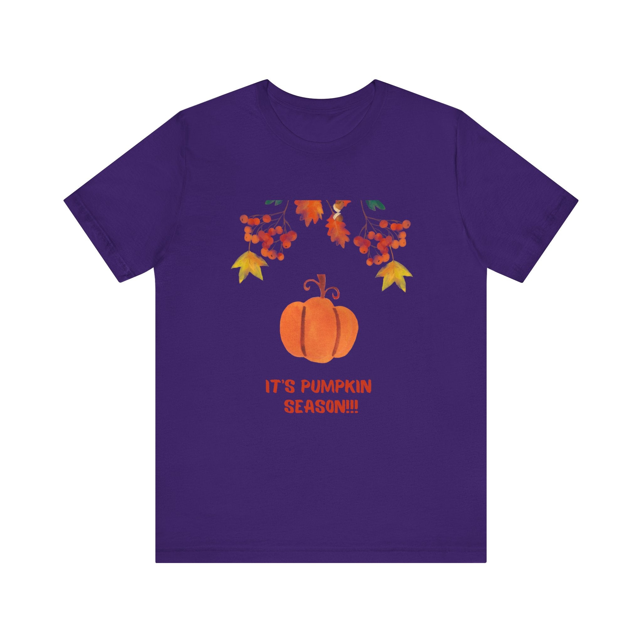 Pumpkin Season Unisex Jersey Short Sleeve Tee